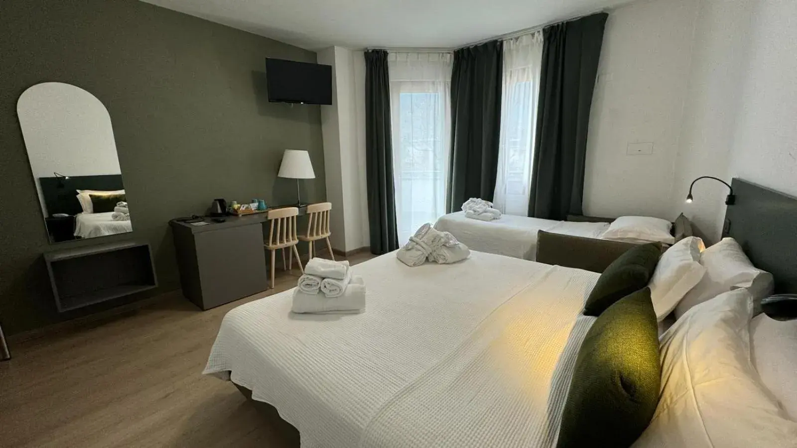 Bed in Hotel Oasi Wellness & Spa