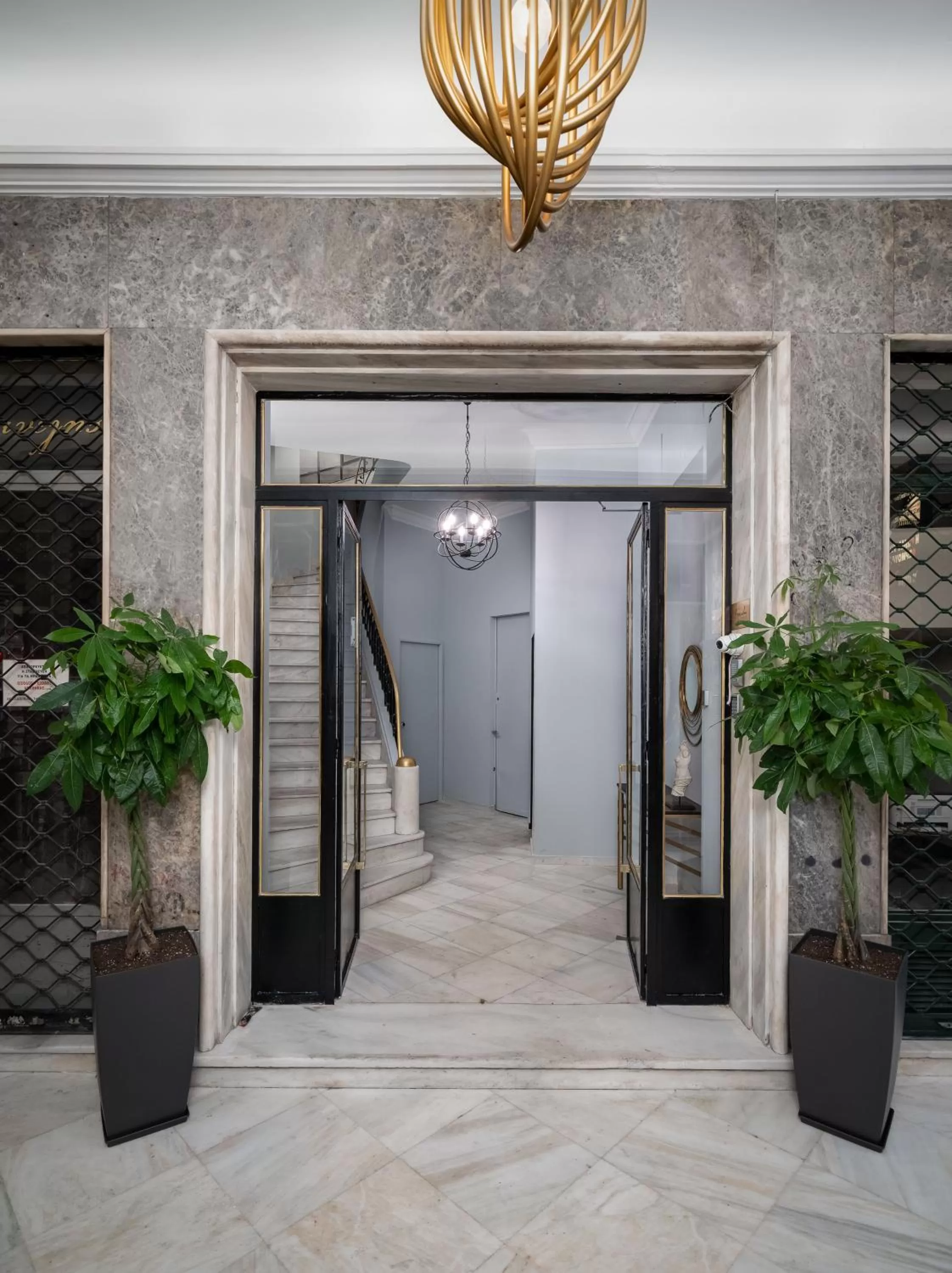 Facade/entrance in Evripidou Suites