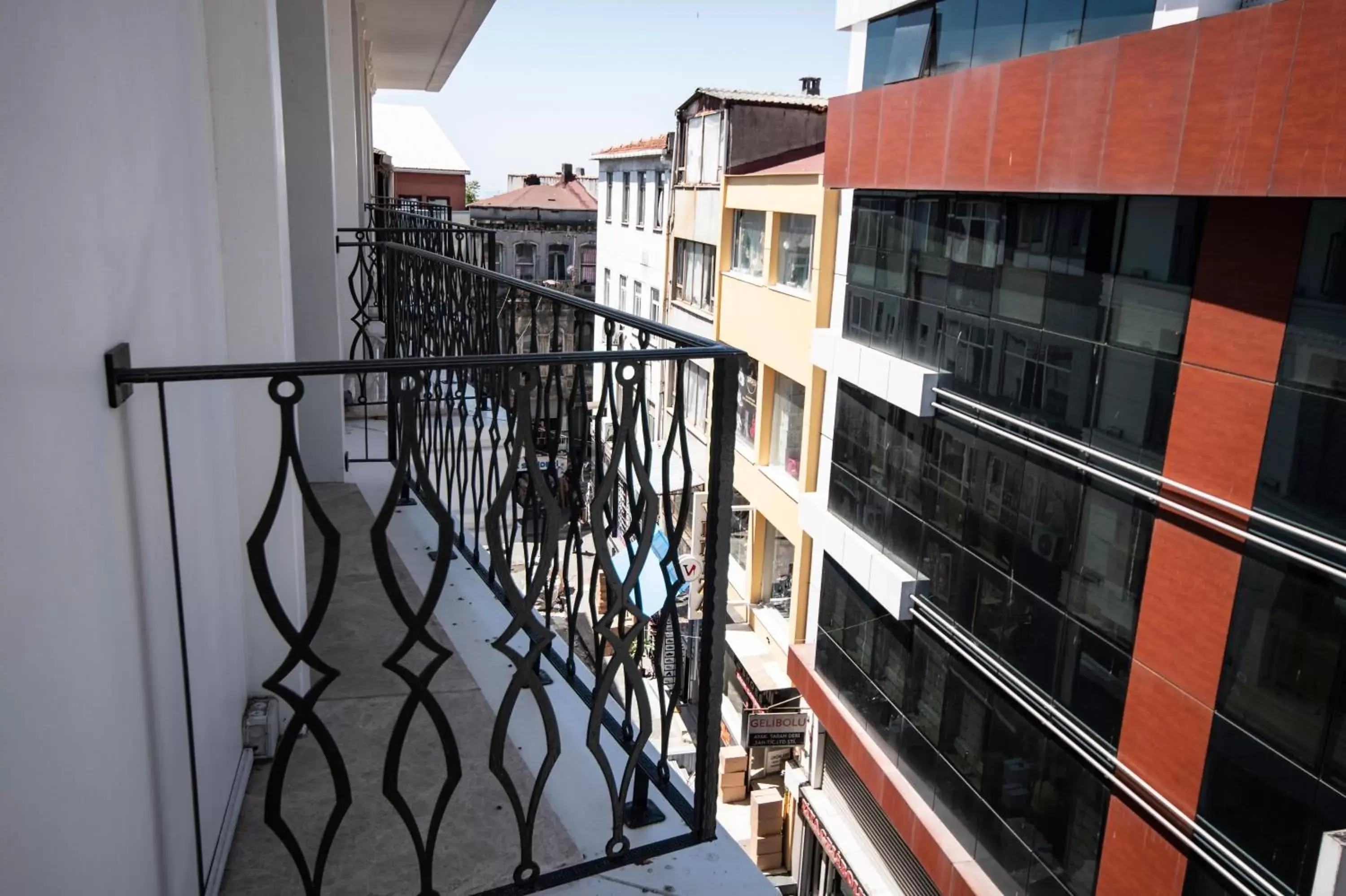 Property building, Balcony/Terrace in Eliza Hotel