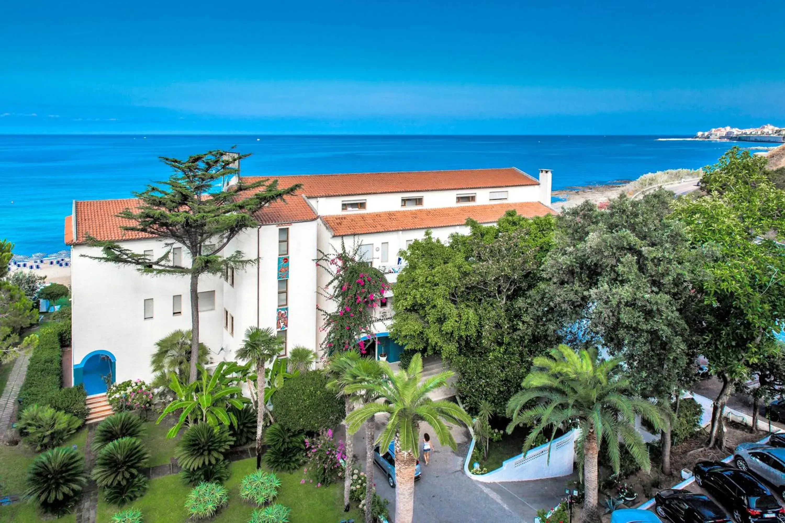 Bird's eye view, Property Building in Hotel Poseidon