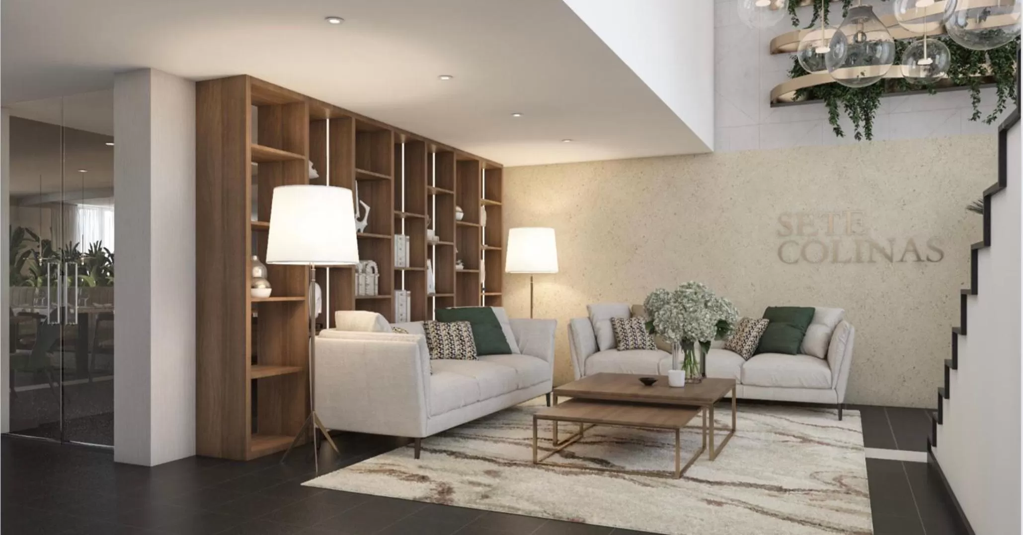 Living room in Hotel Sete Colinas