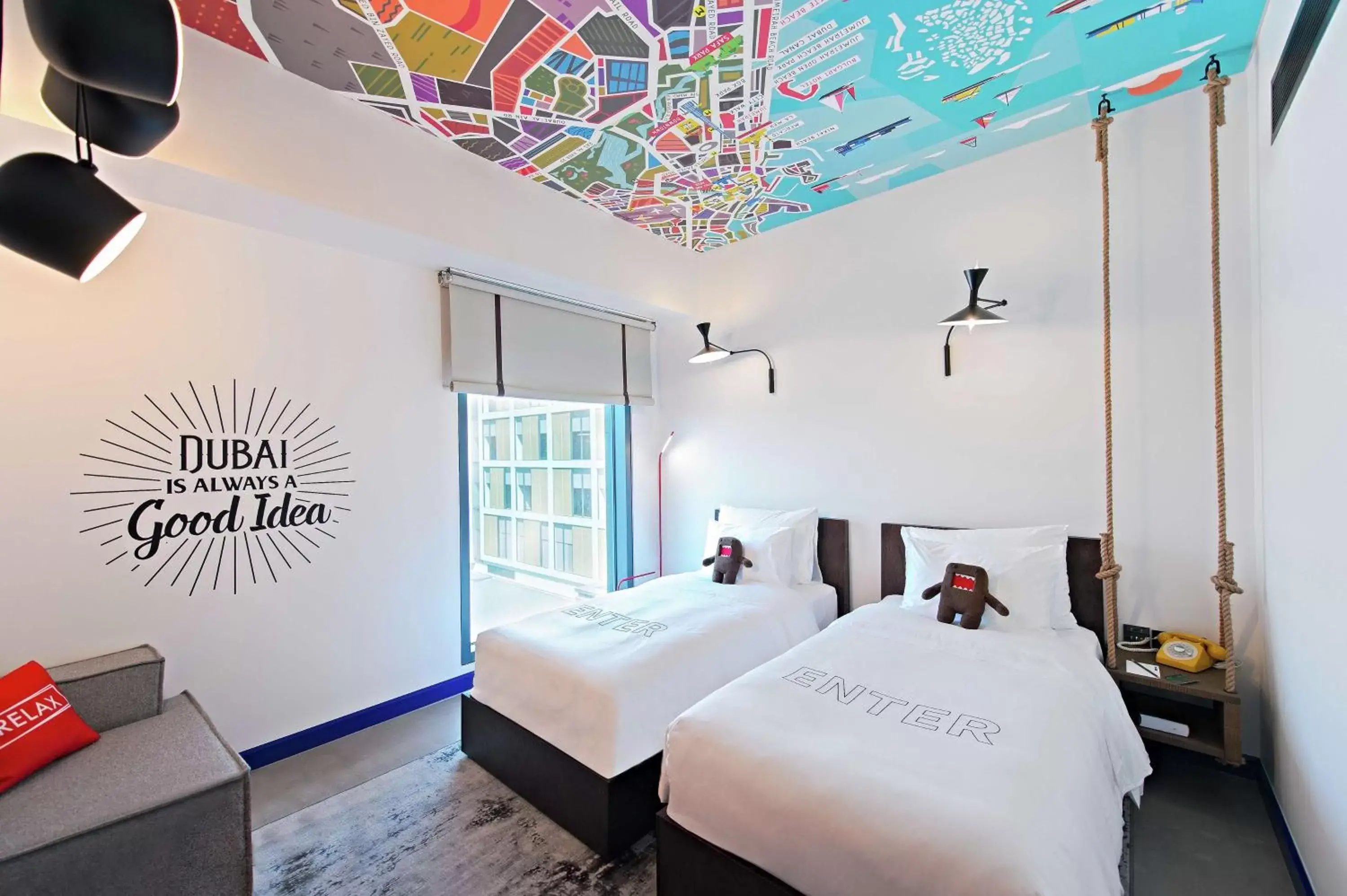 Bed in Hampton by Hilton Dubai Al Seef