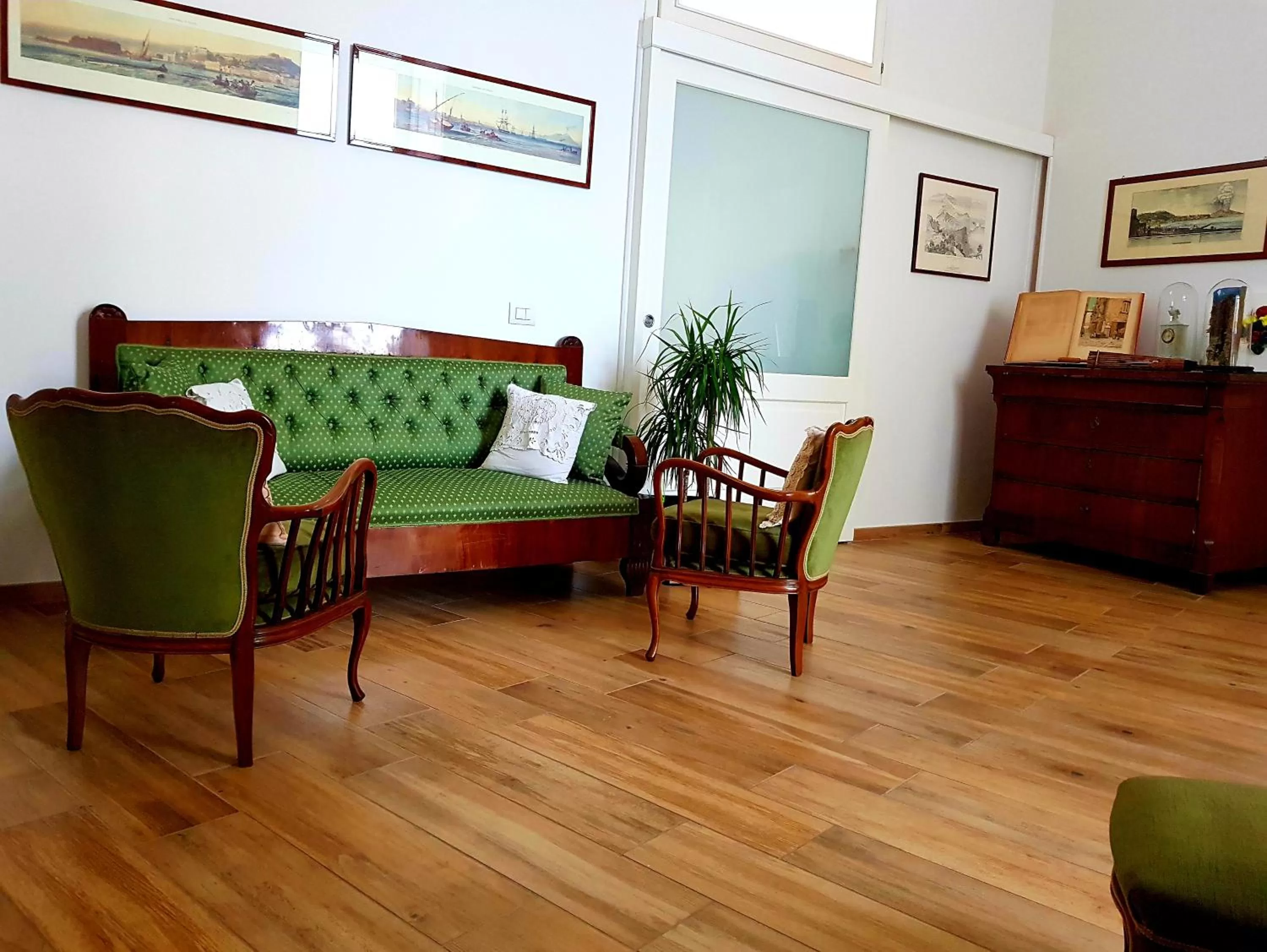 Living room in Lo Specchio dei Papiri