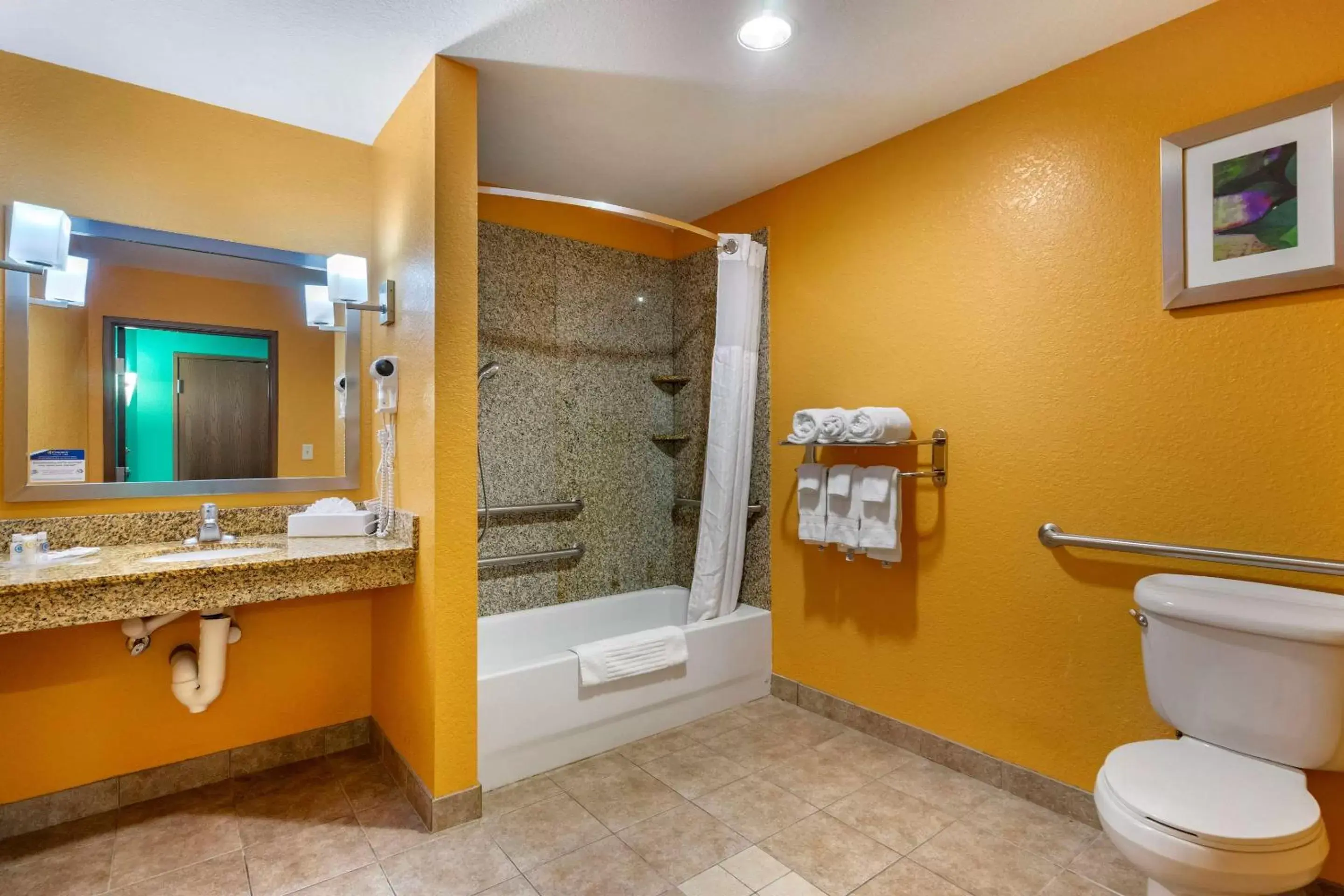 Bathroom in Comfort Suites Tampa Fairgrounds - Casino