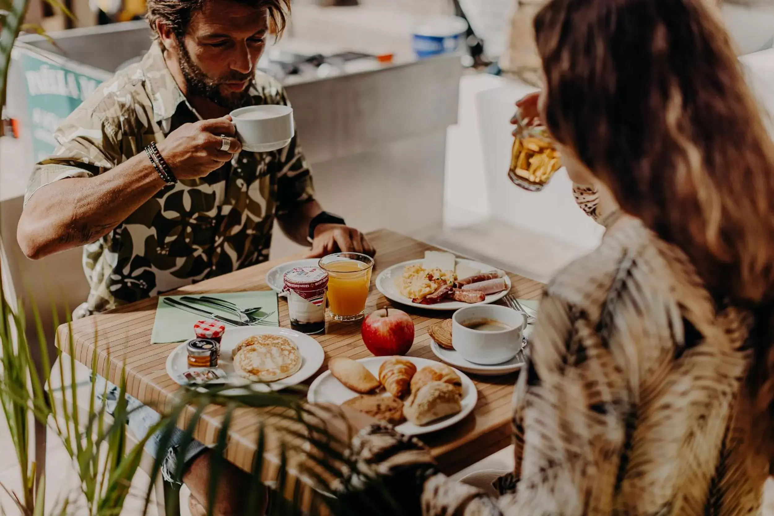 Breakfast in Hôtel PALMITO