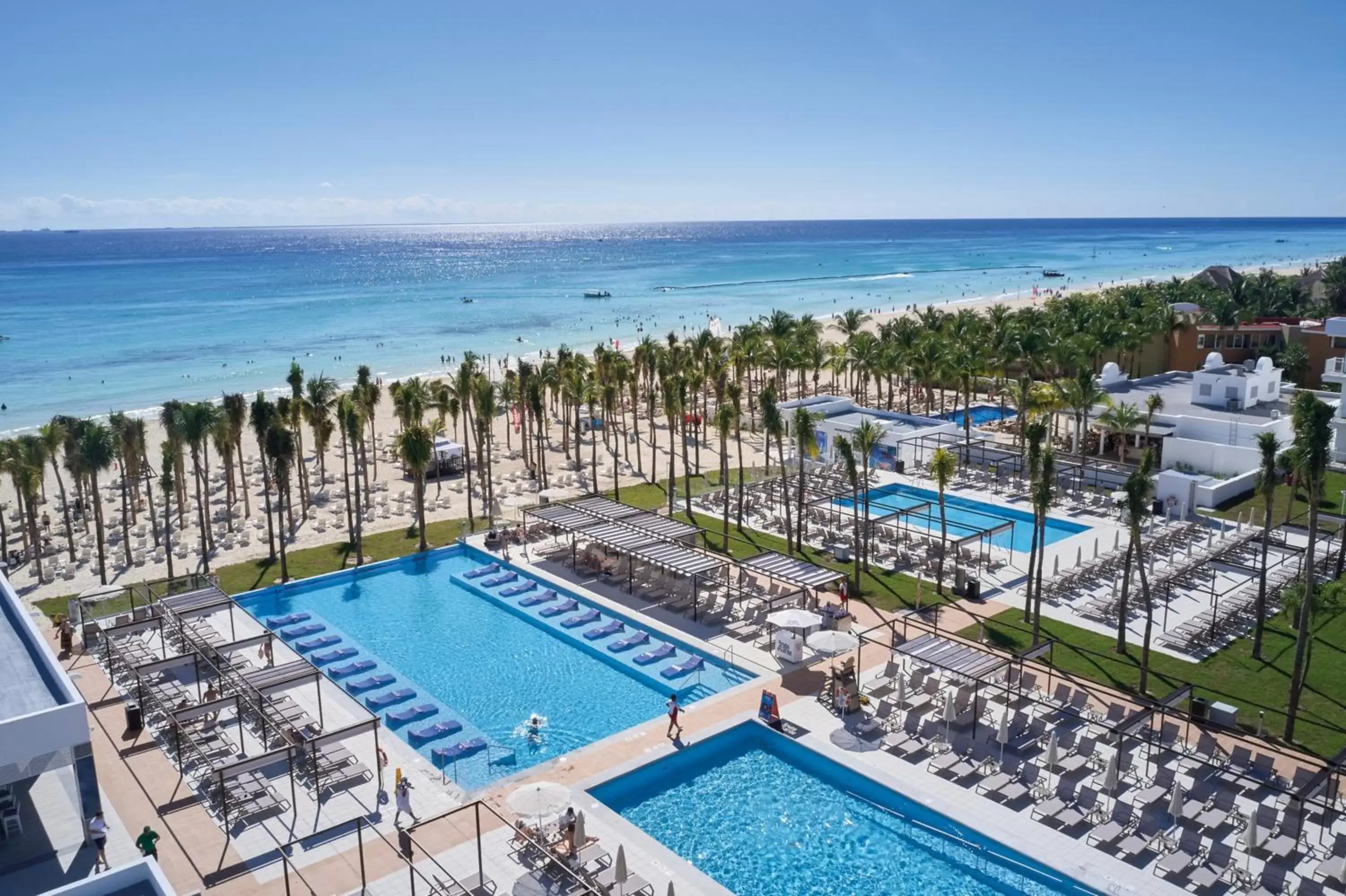 Bird's eye view, Pool View in Riu Palace Riviera Maya - All Inclusive