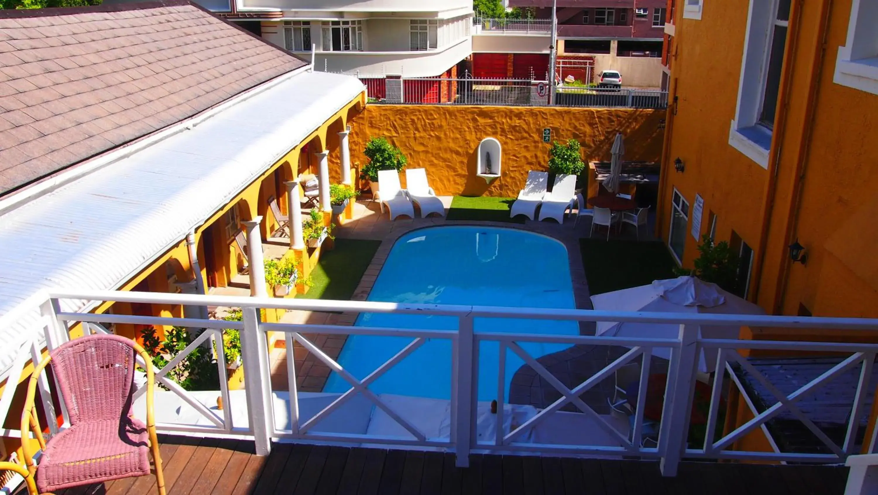 Swimming pool, Pool View in Ashanti Lodge Backpackers