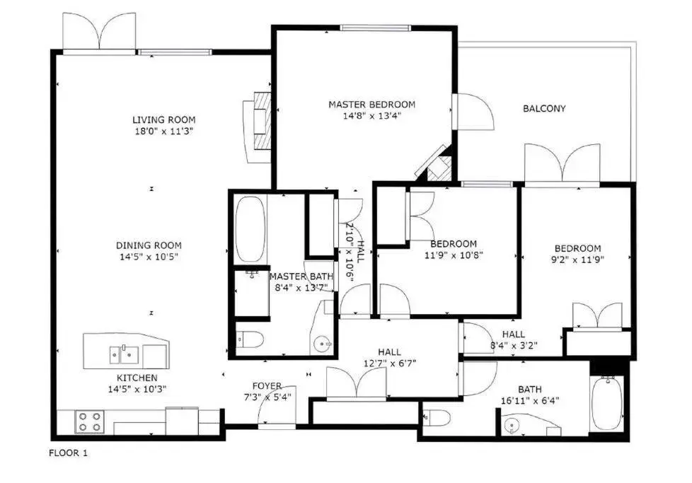 Floor Plan in Spectacular Penthouse With Amazing Views, Indoor Pool and Hot tub