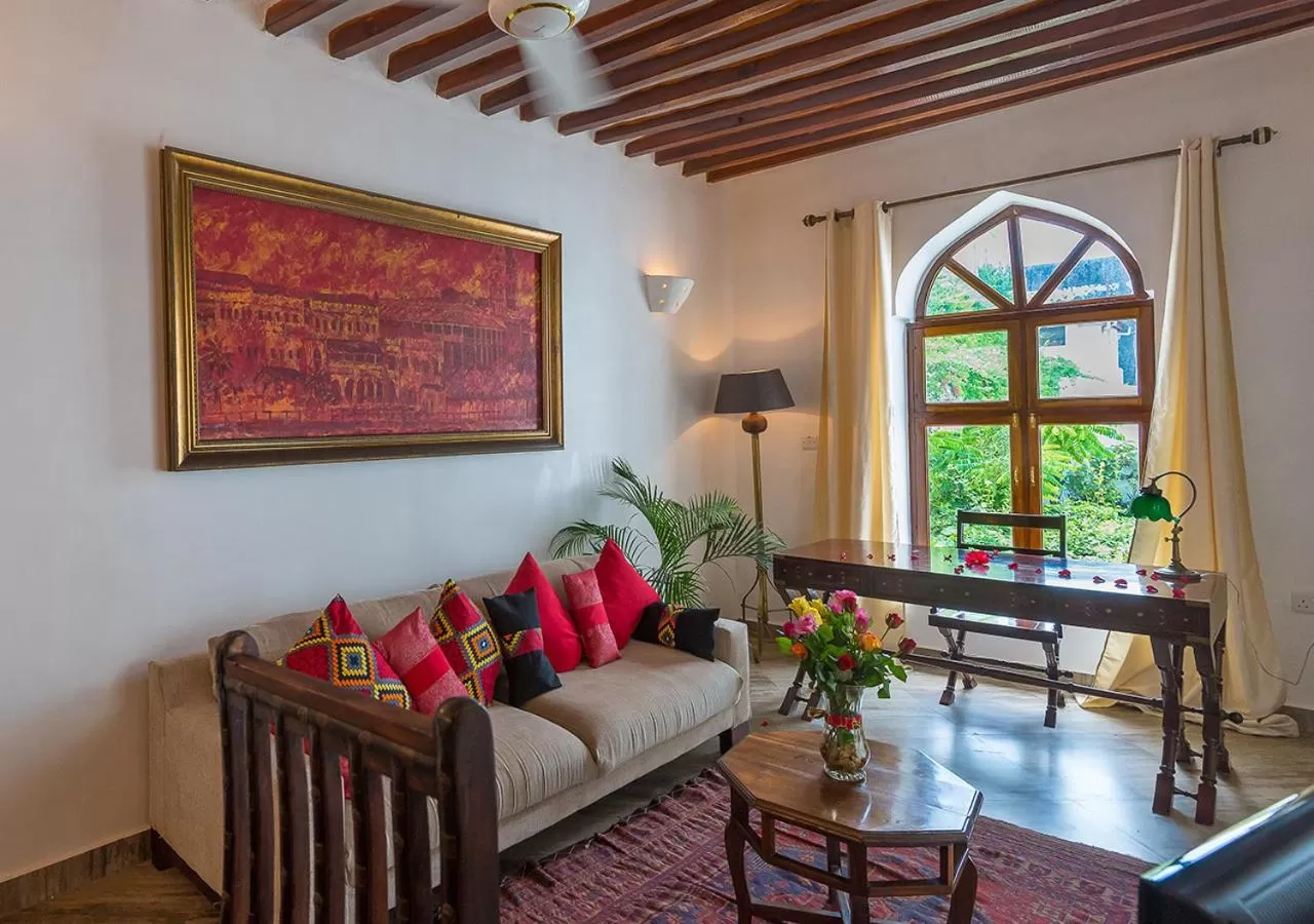 Seating area in The Seyyida Hotel and Spa