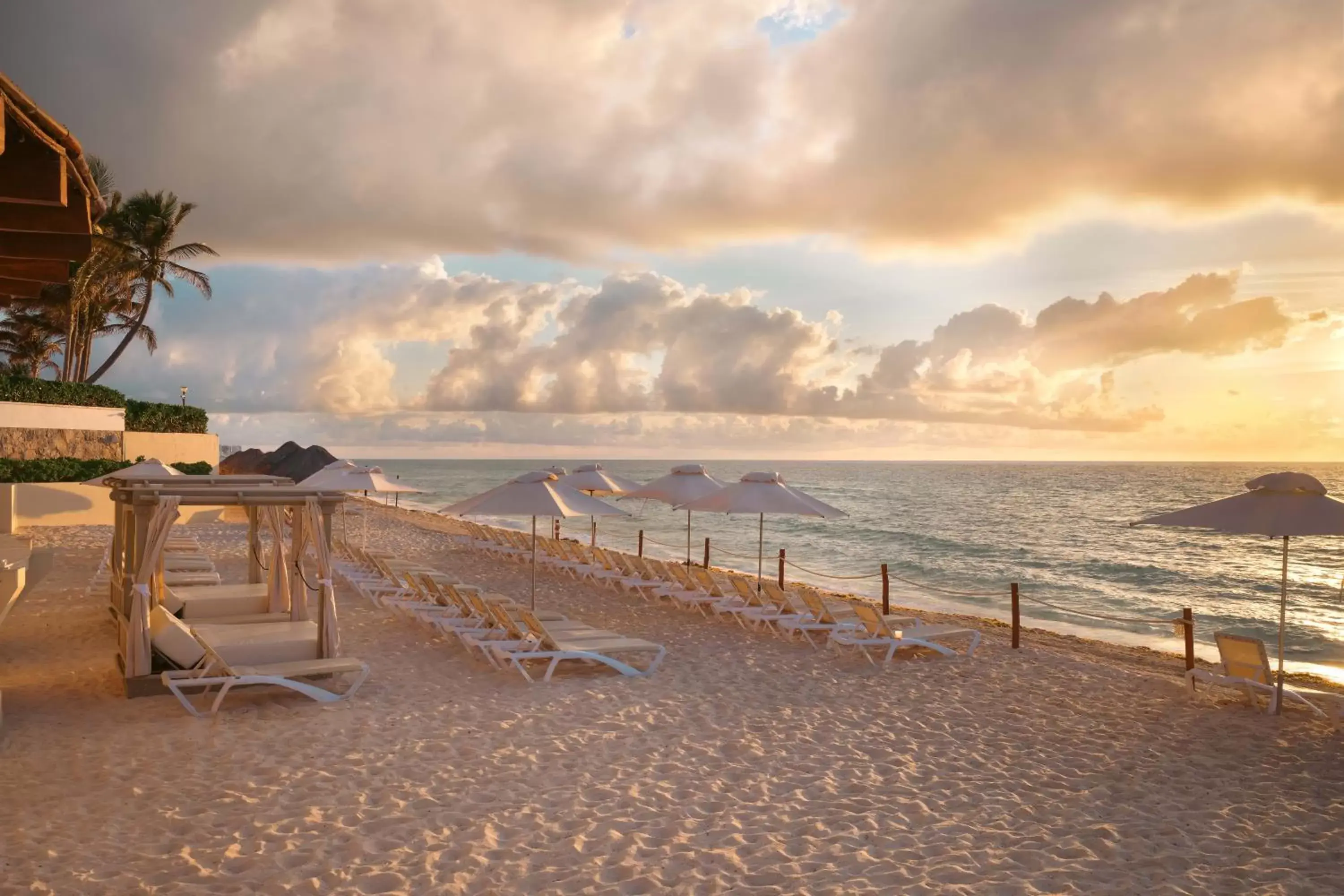 Day, Beach in Wyndham Grand Cancun All Inclusive Resort & Villas