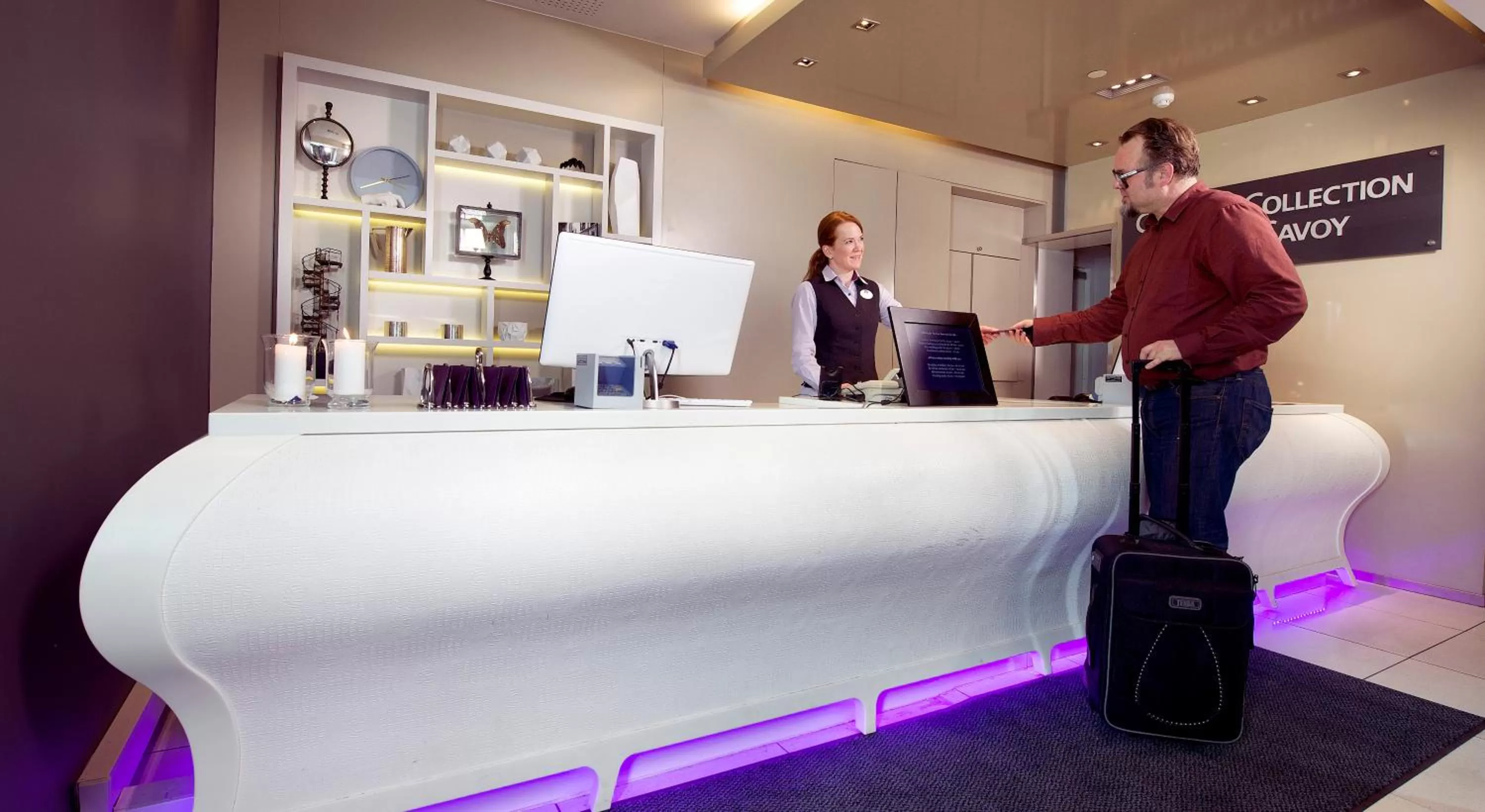 Lobby or reception in Home Hotel Savoy