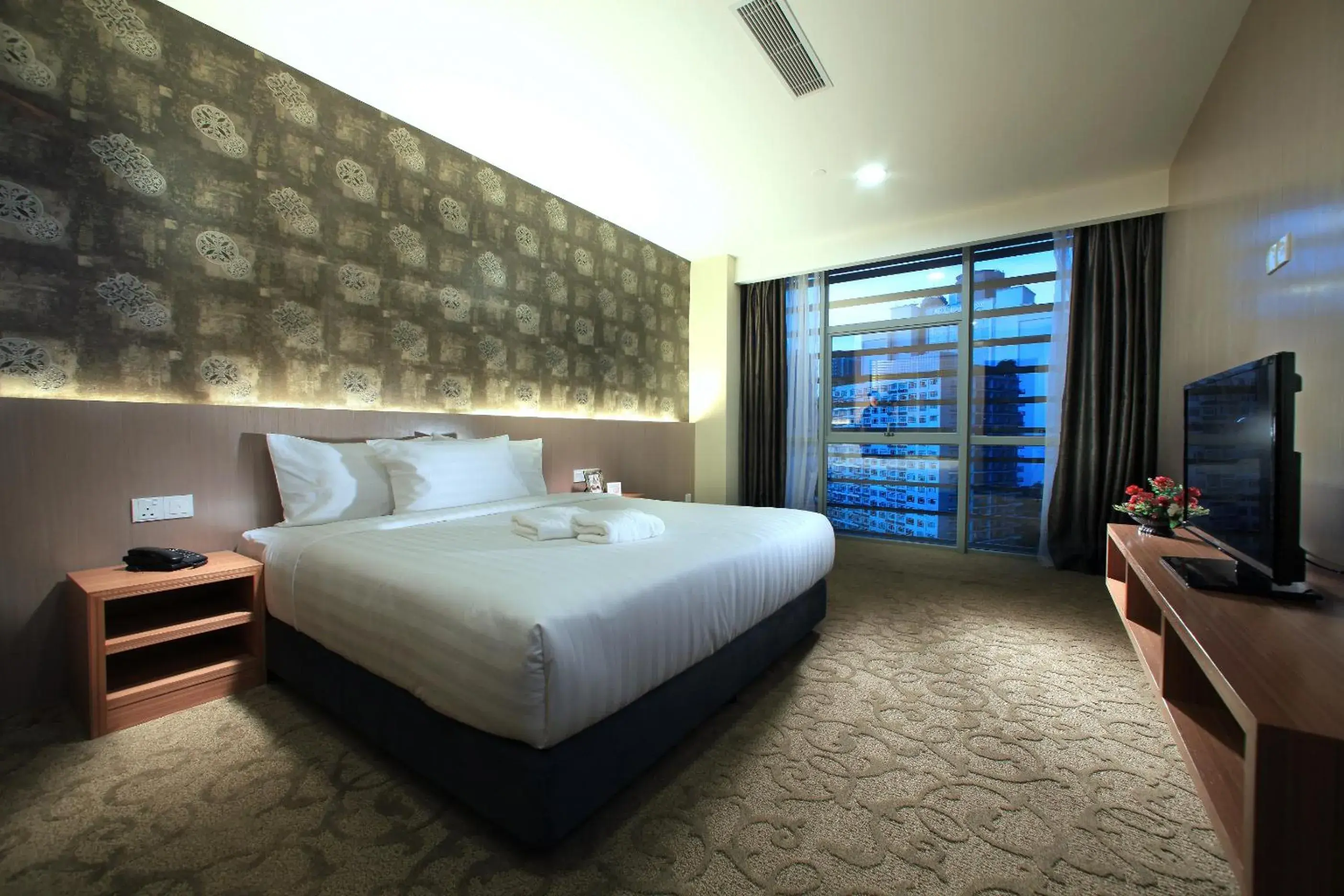 Bed in Izumi Hotel Bukit Bintang Kuala Lumpur