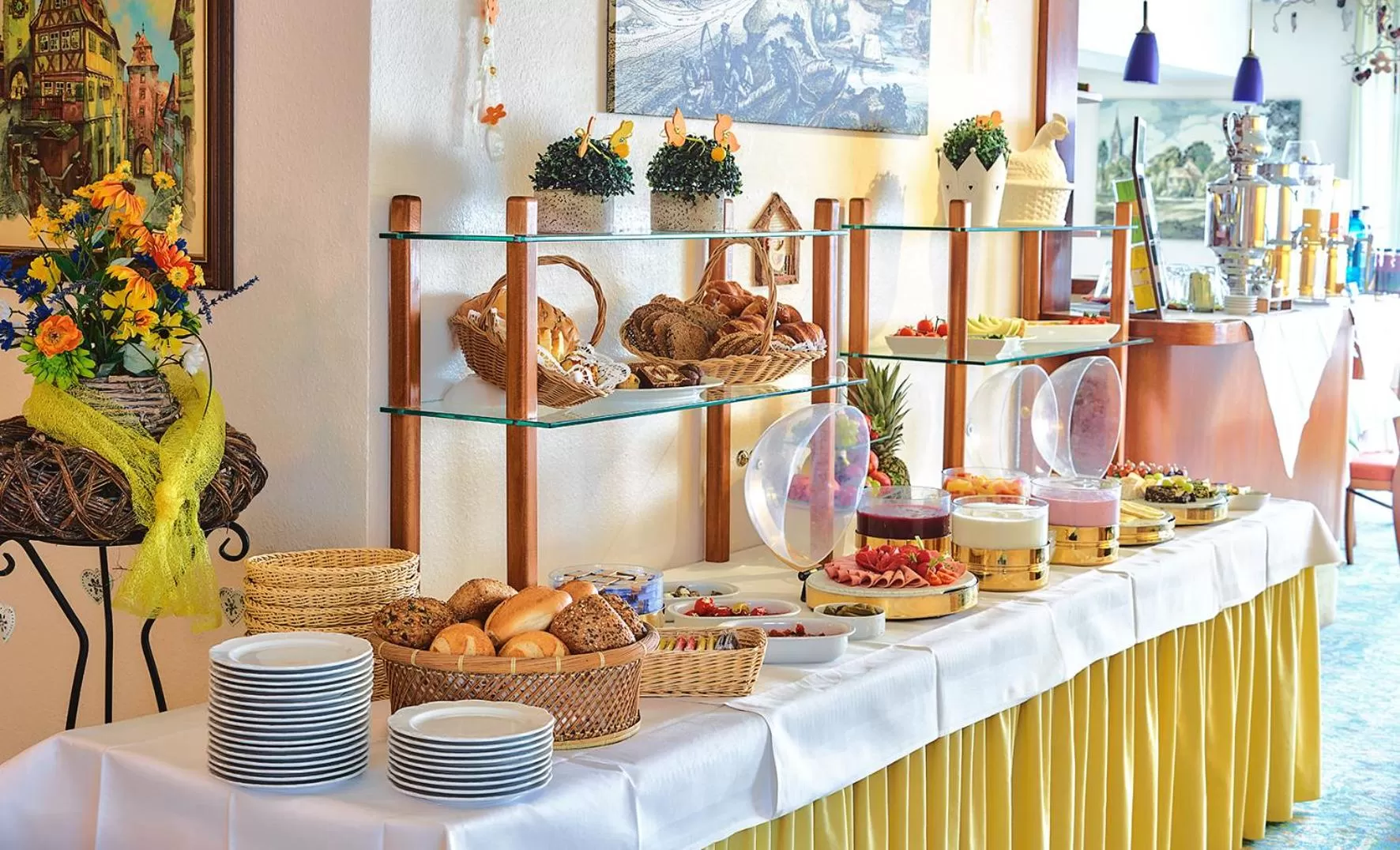 Breakfast in Hotel Merian Rothenburg