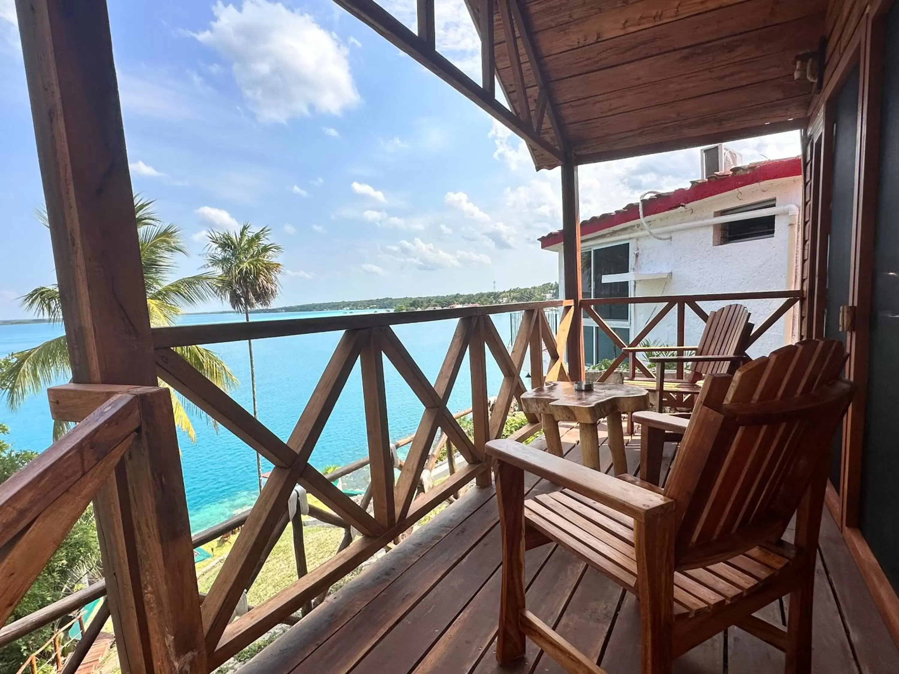 Balcony/Terrace in bacalar My Love Front Laguna