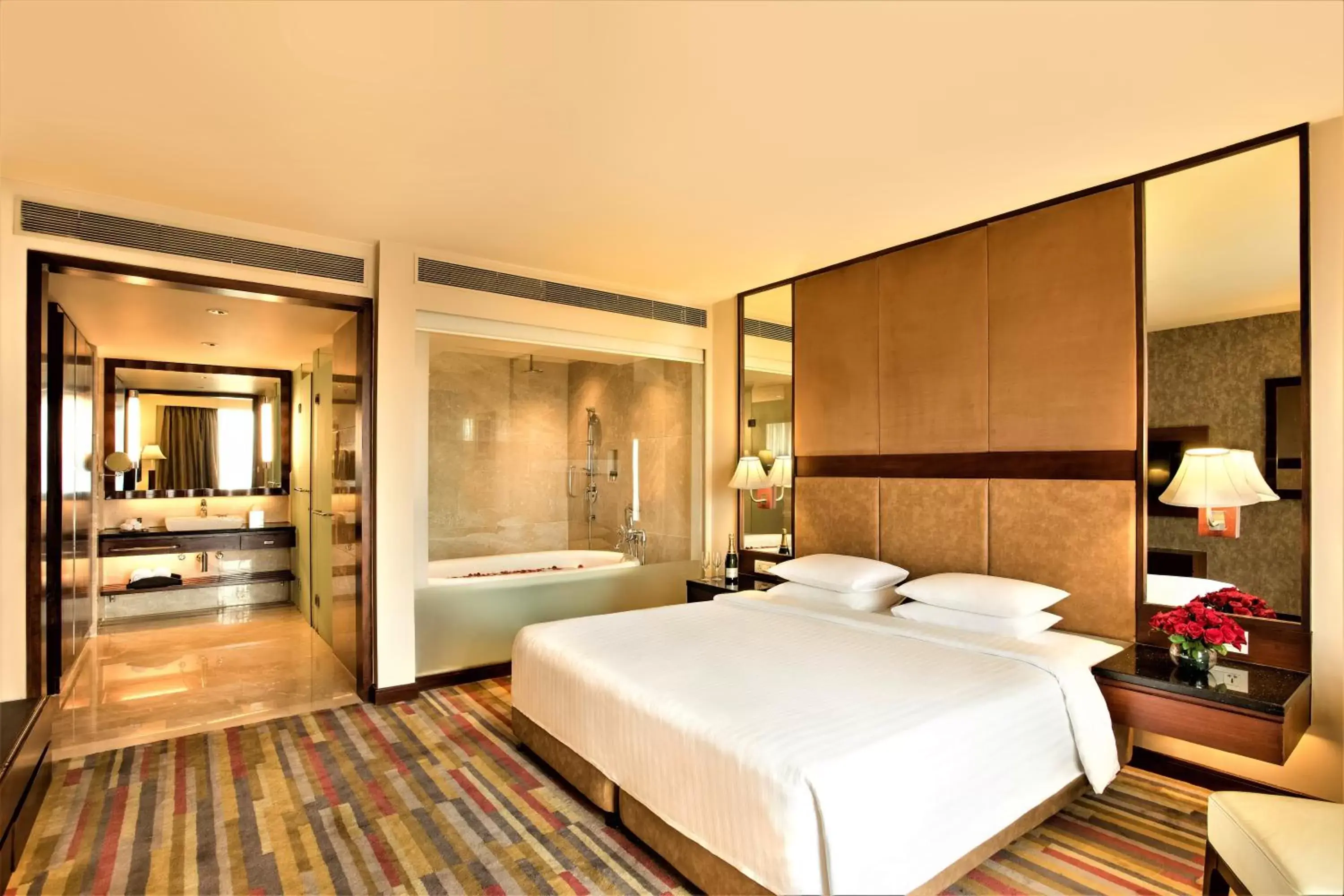 Bed in Courtyard by Marriott Ahmedabad