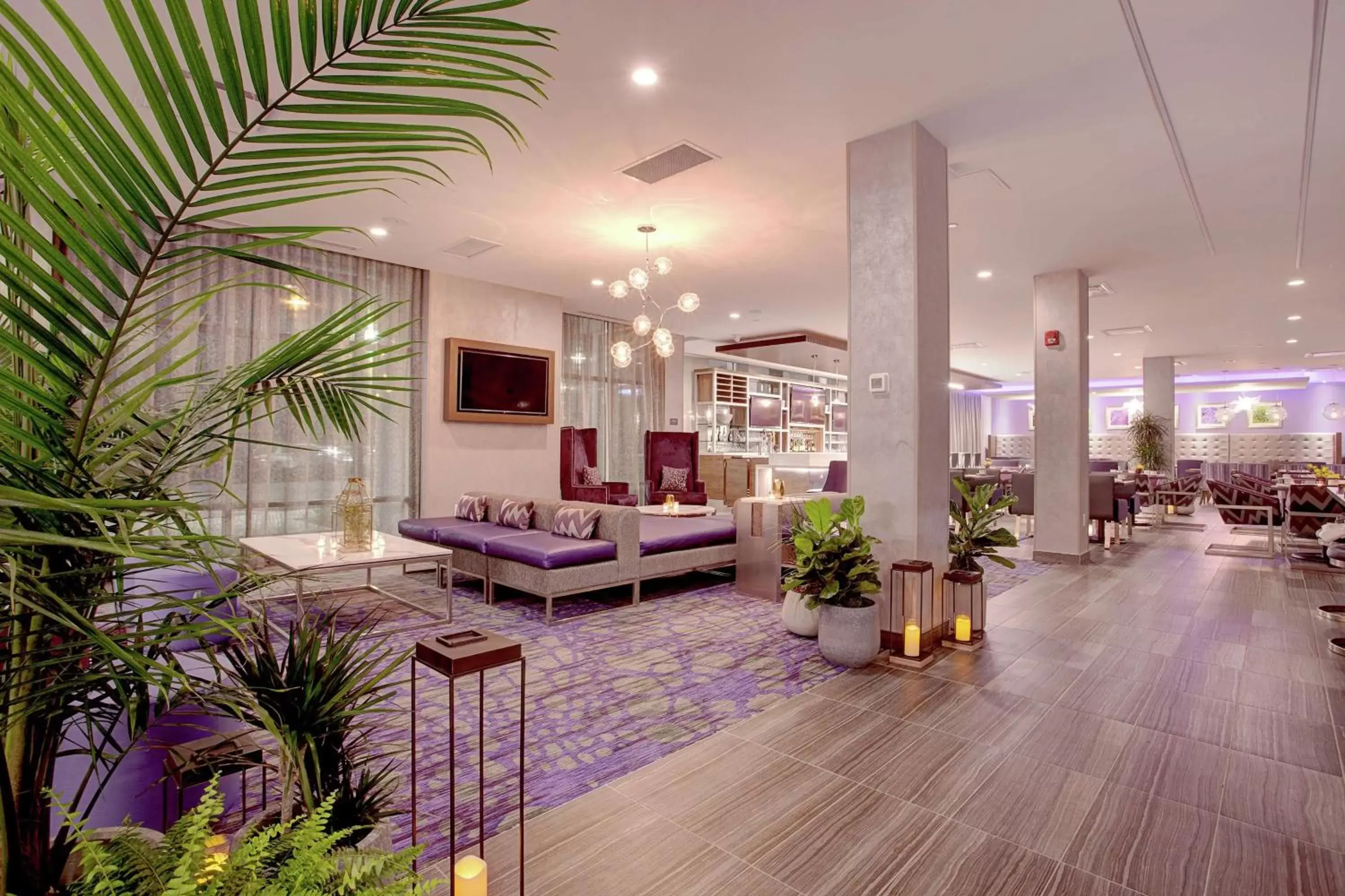 Lobby or reception in Hilton Garden Inn Toronto/Brampton West, Ontario, Canada