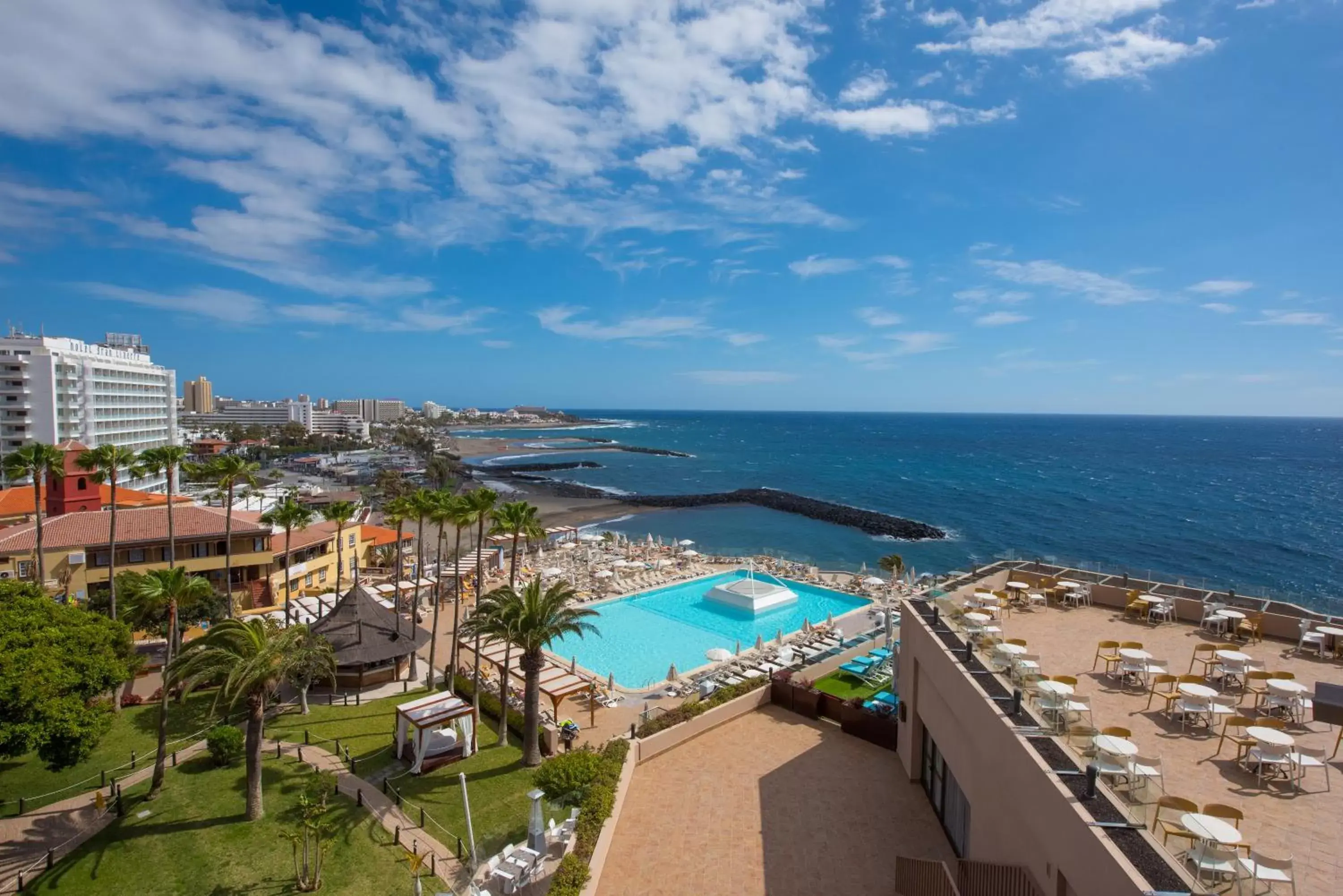 Balcony/Terrace, Pool View in Iberostar Bouganville Playa