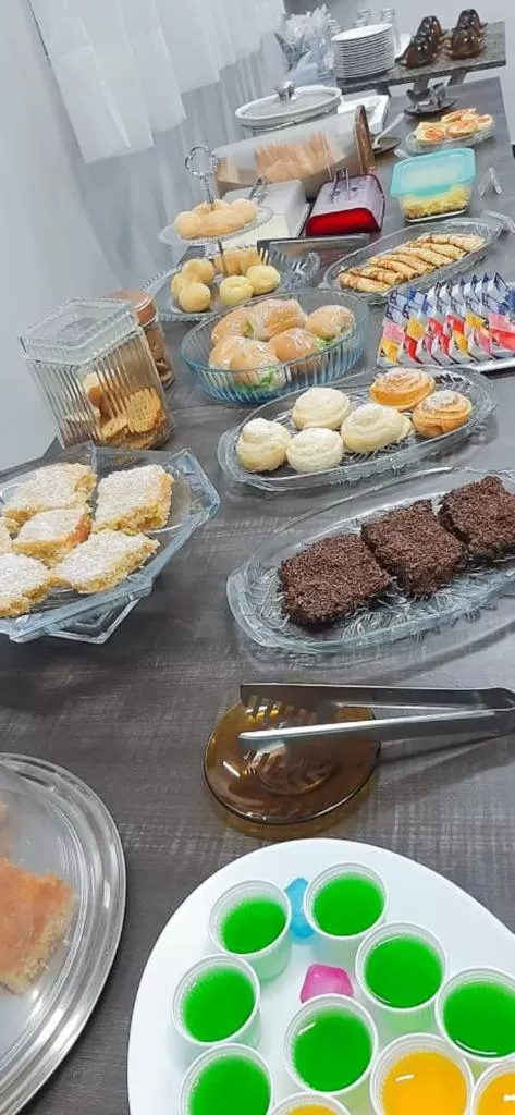 Buffet breakfast in Hotel Central de Anápolis