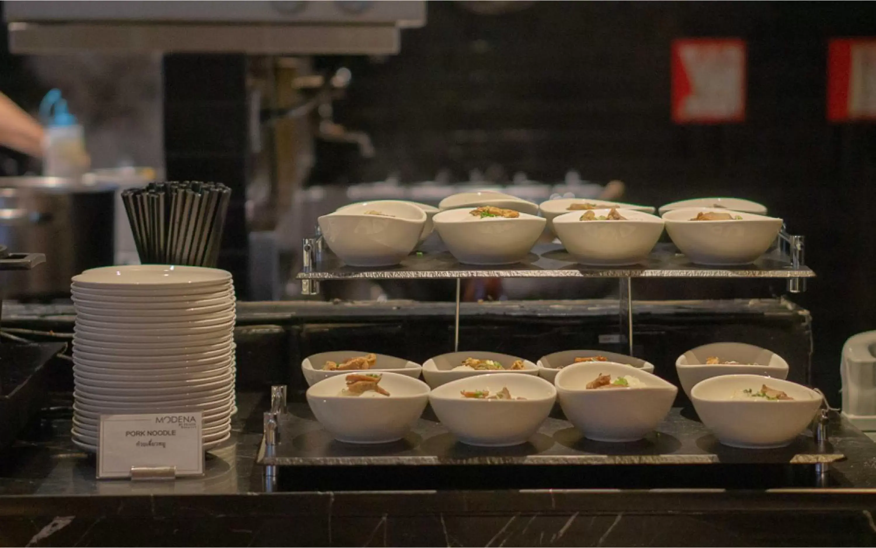 Asian breakfast in Modena by Fraser Bangkok - SHA Extra Plus