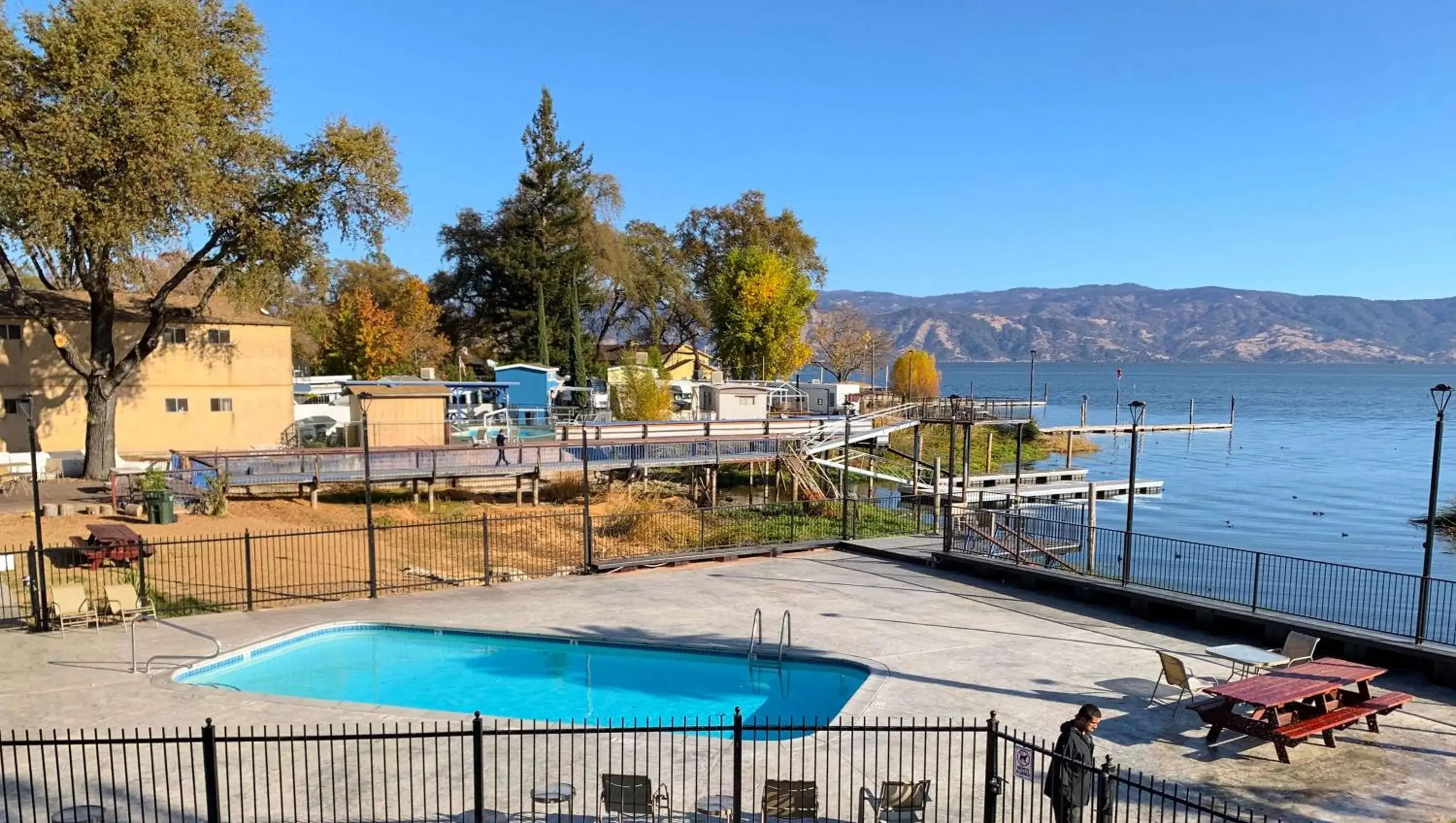 Swimming Pool in Anchorage Inn Lakeport