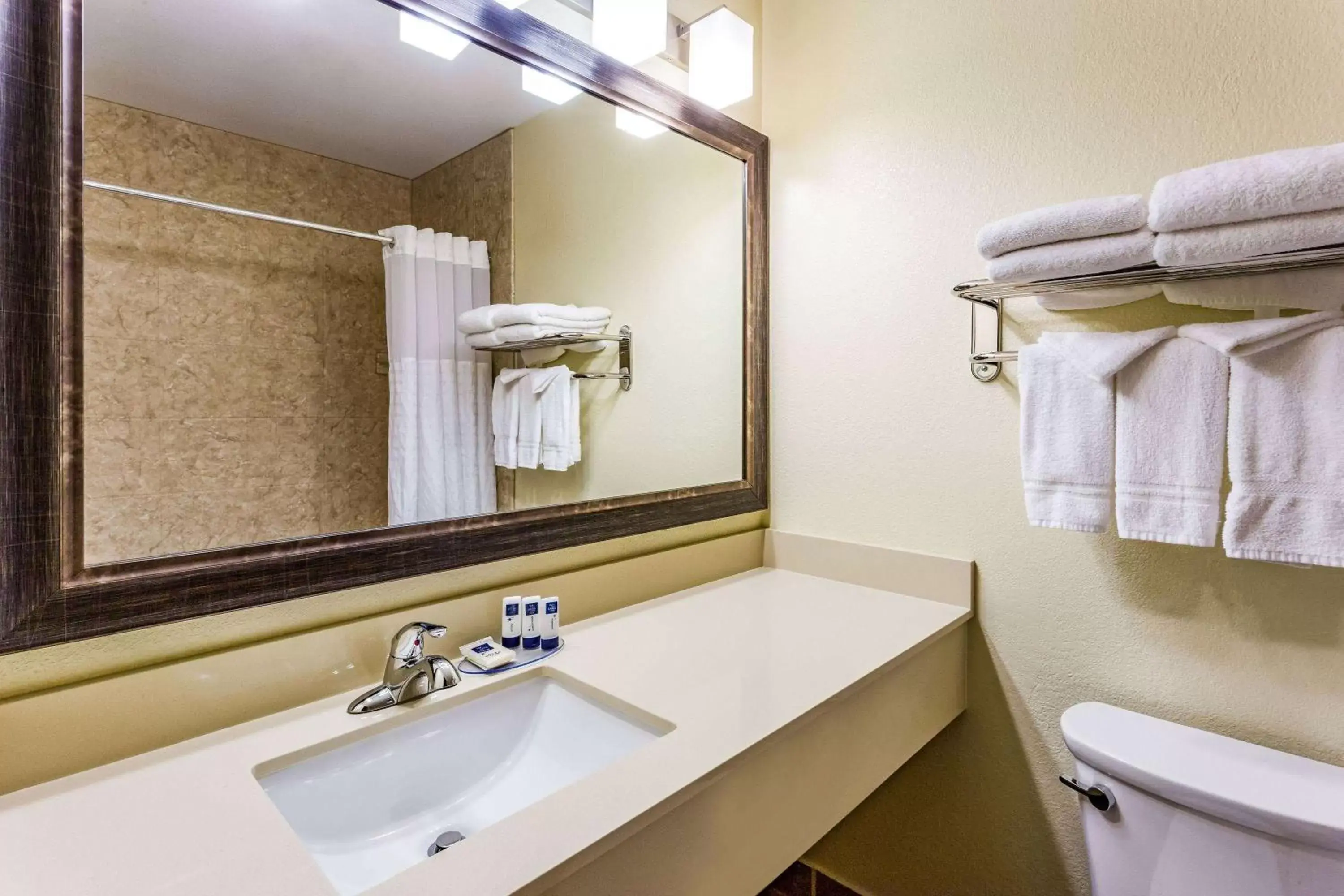 Bathroom in AmericInn by Wyndham Burnsville