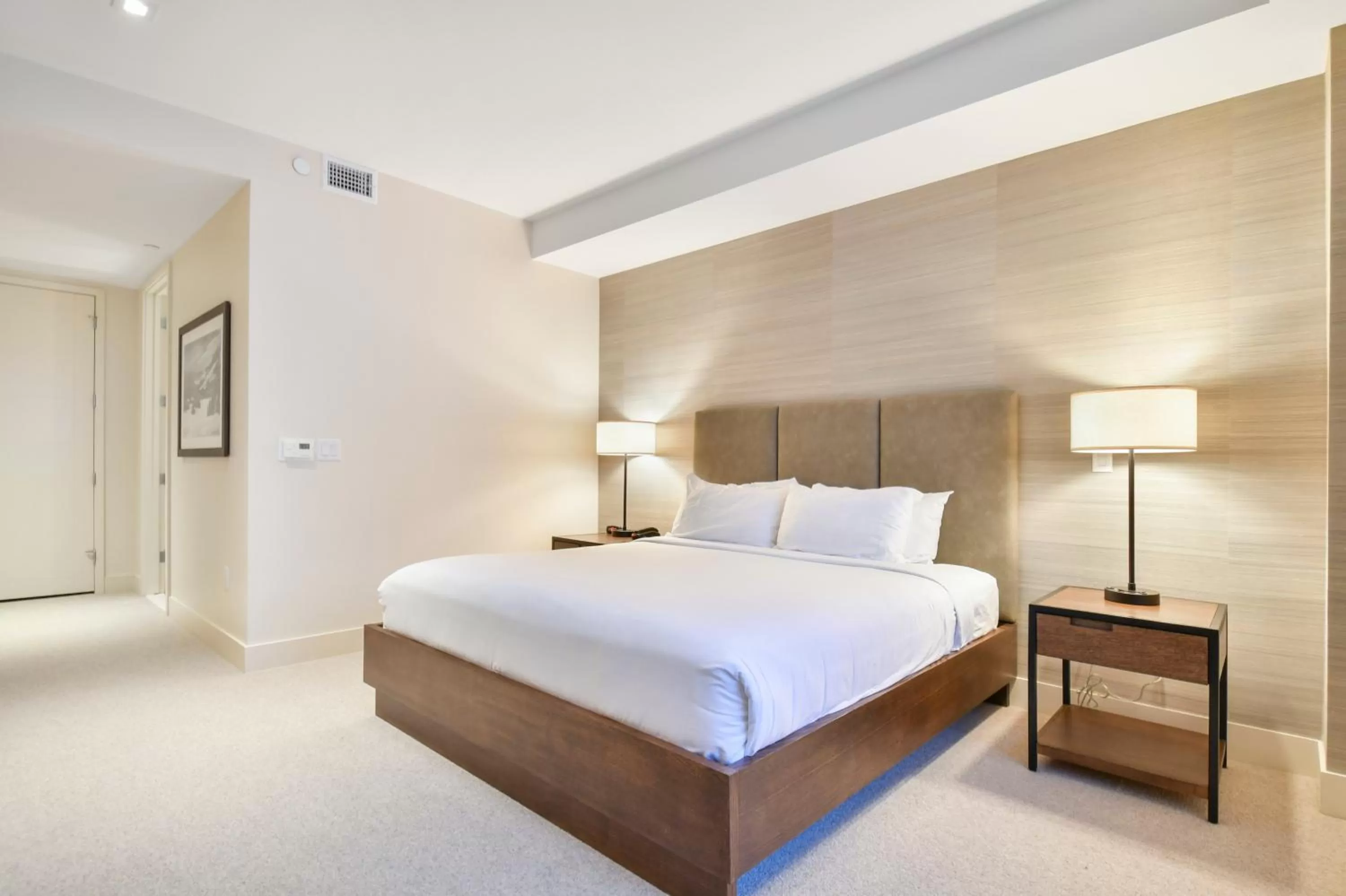 Bed in Lift Park City Condominiums