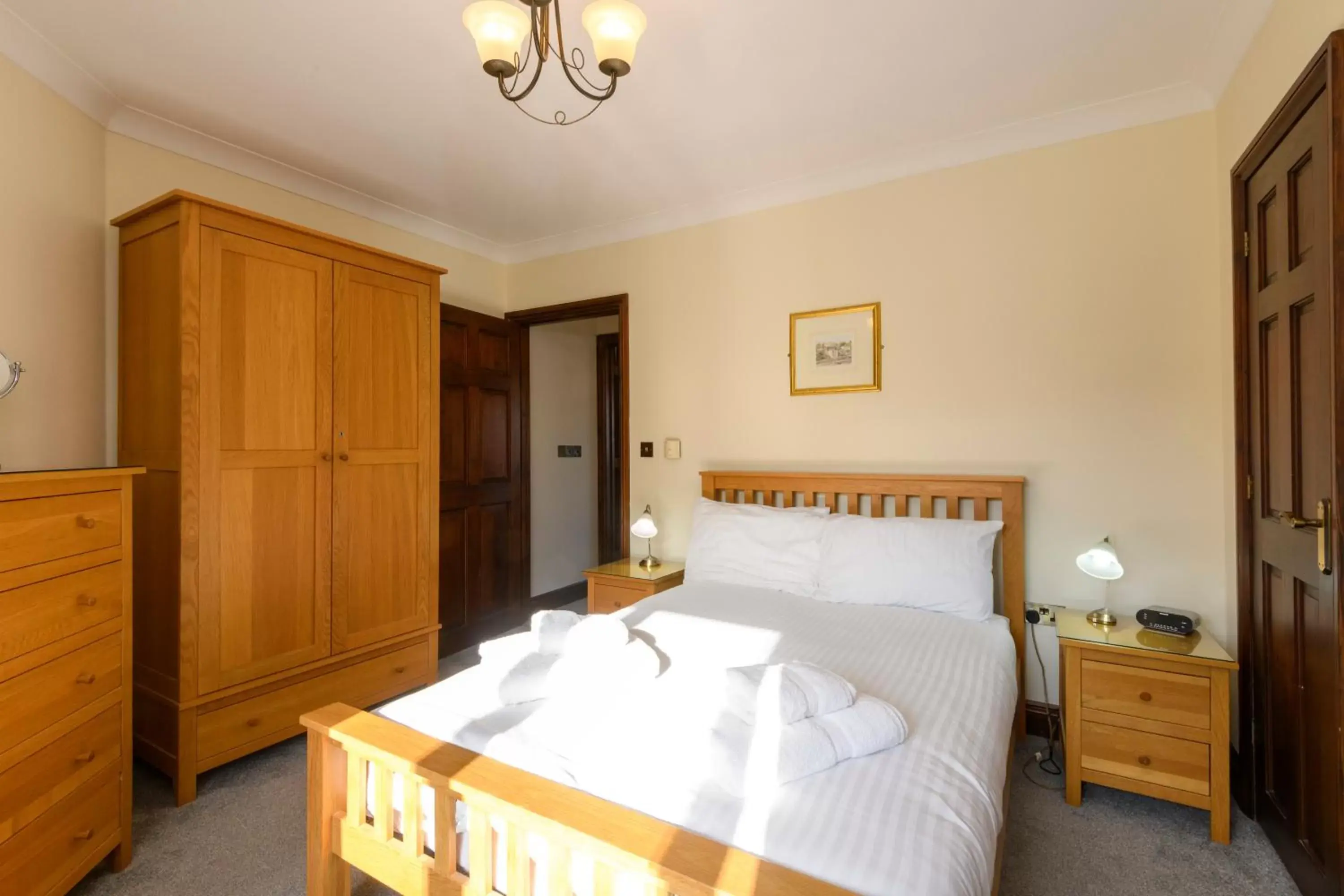 Bed in Porth Veor Manor Villas & Apartments