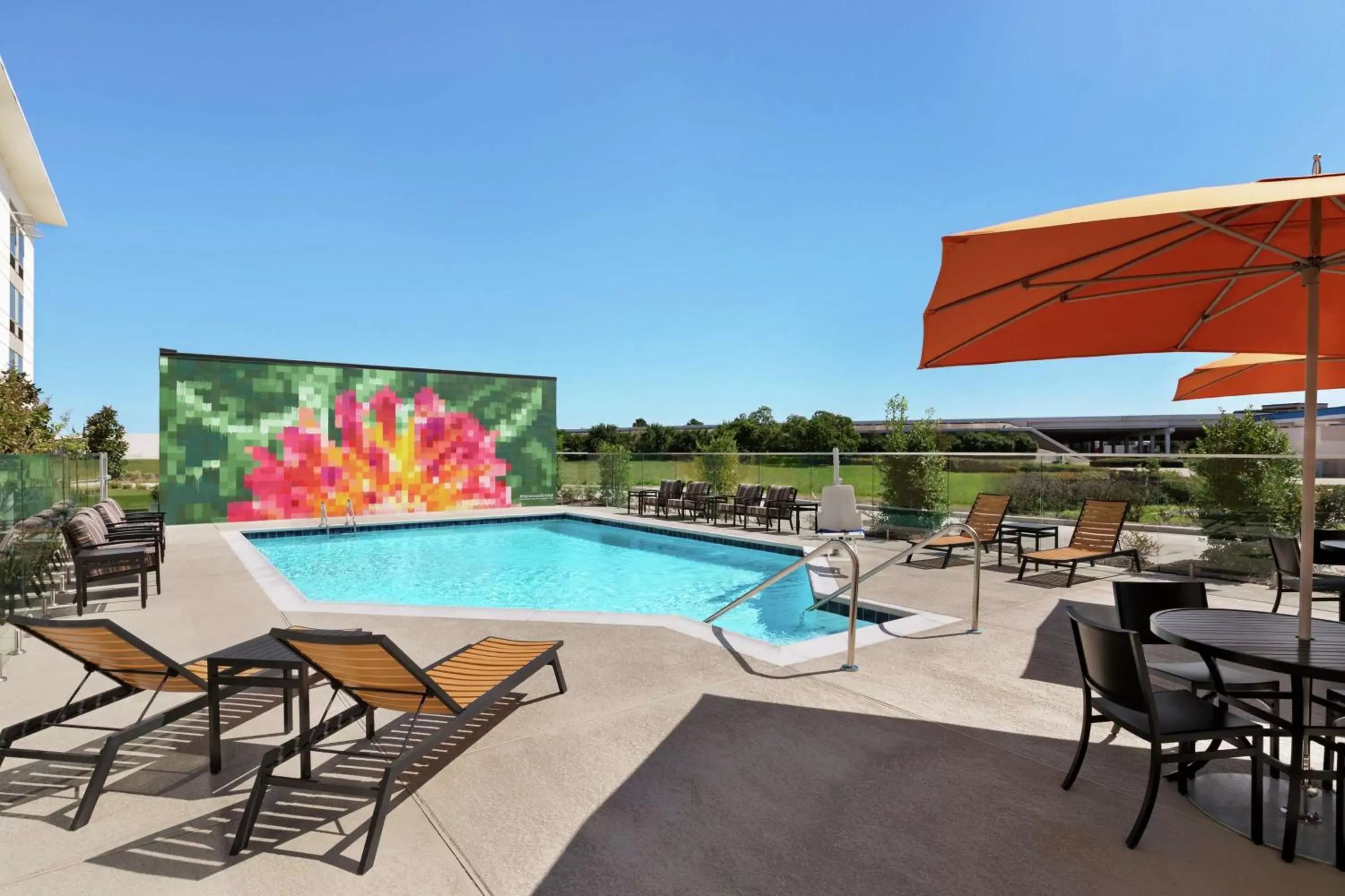 Pool view, Swimming Pool in Homewood Suites by Hilton Houston NW at Beltway 8