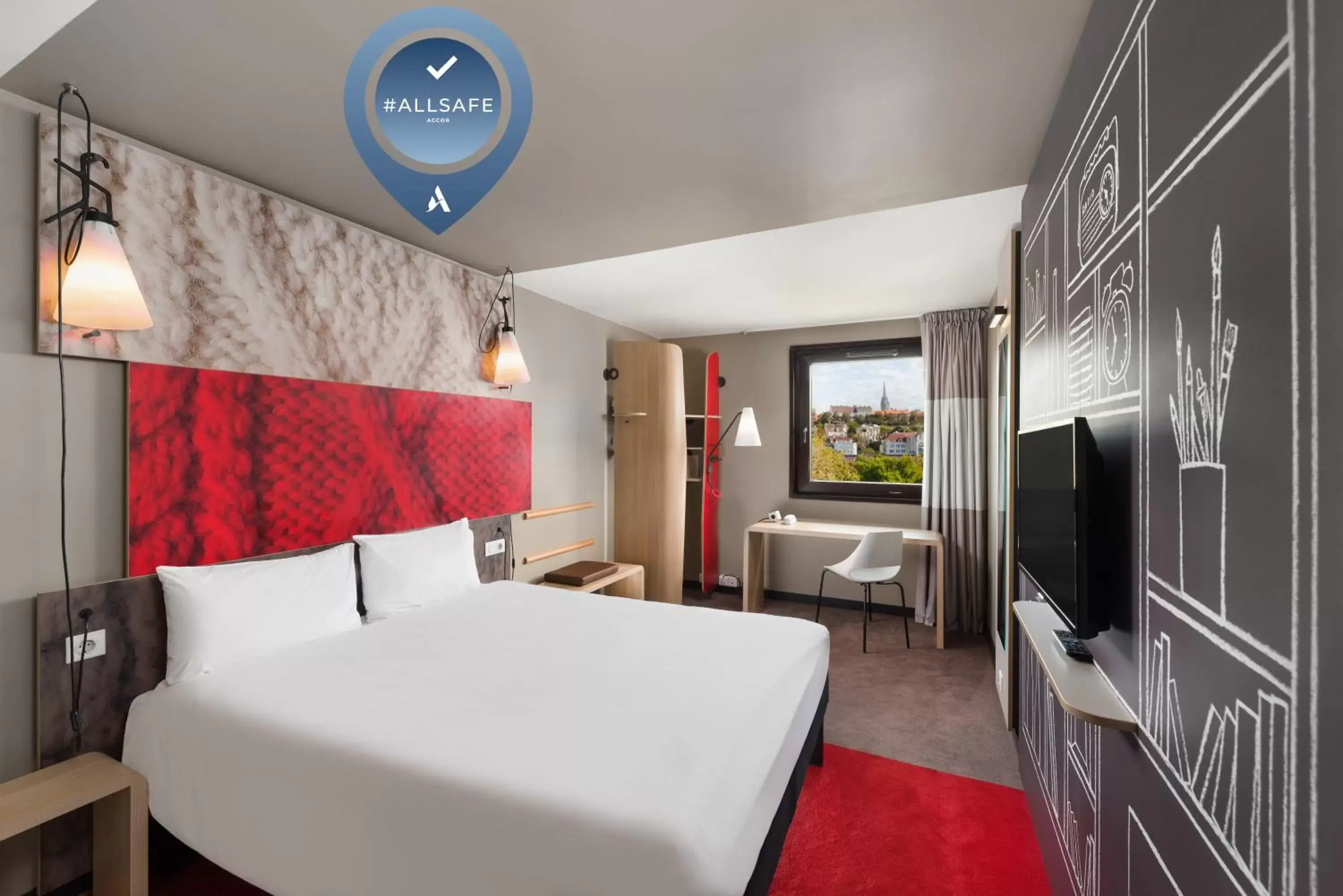 Photo of the whole room, Bed in ibis Budapest Castle Hill Photo of the whole room, Bed in ibis Budapest Castle Hill