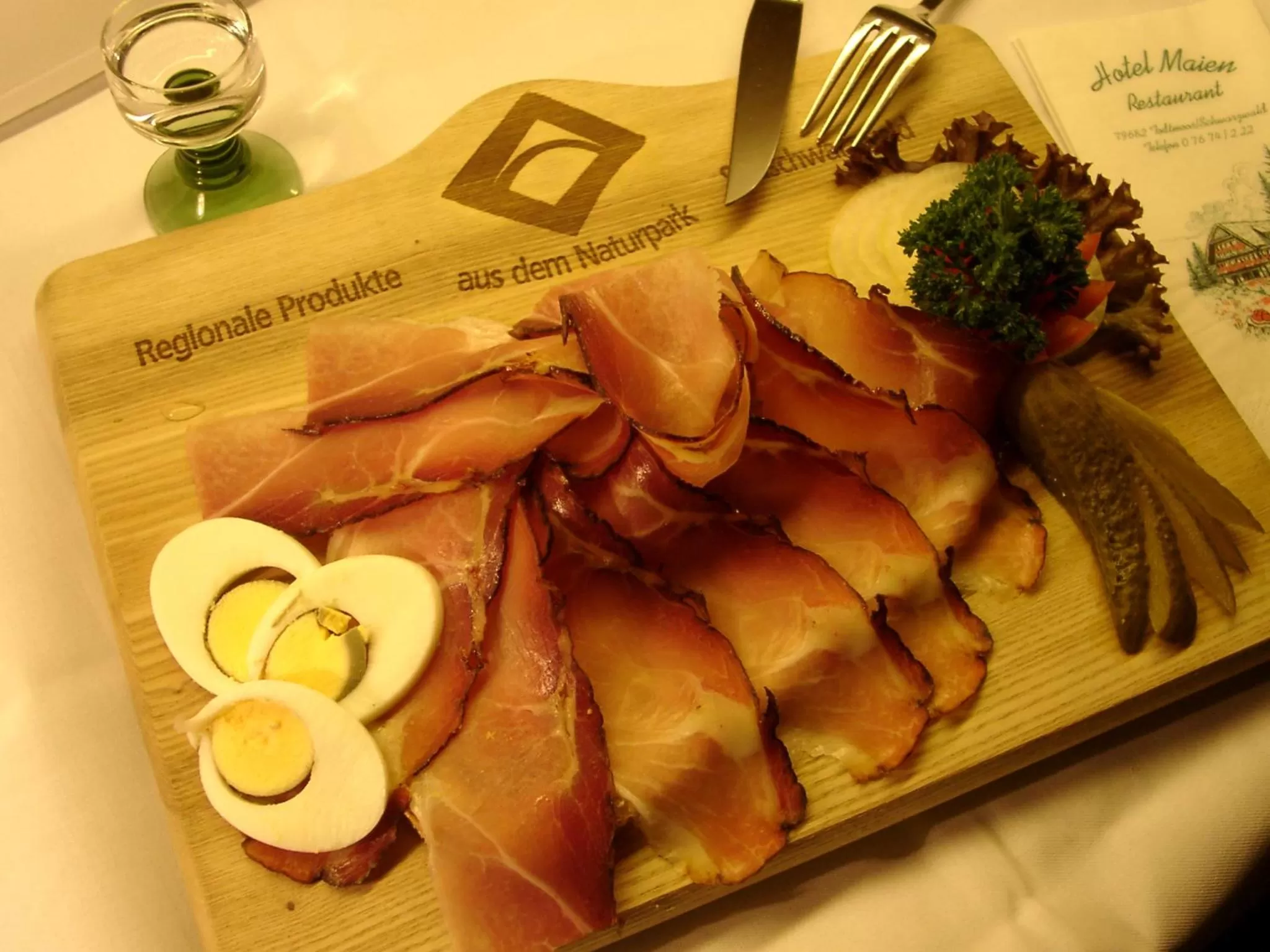 Food and drinks, Food in Hotel Maien