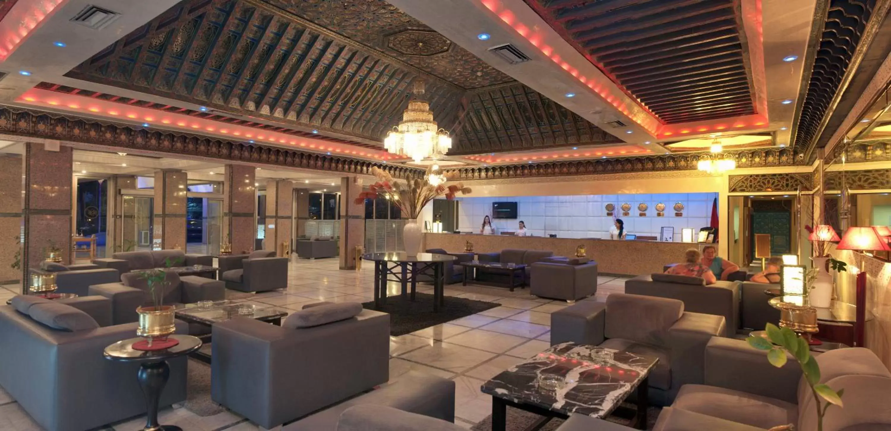 Communal lounge/ TV room, Restaurant/Places to Eat in Royal Mirage Fes Hotel