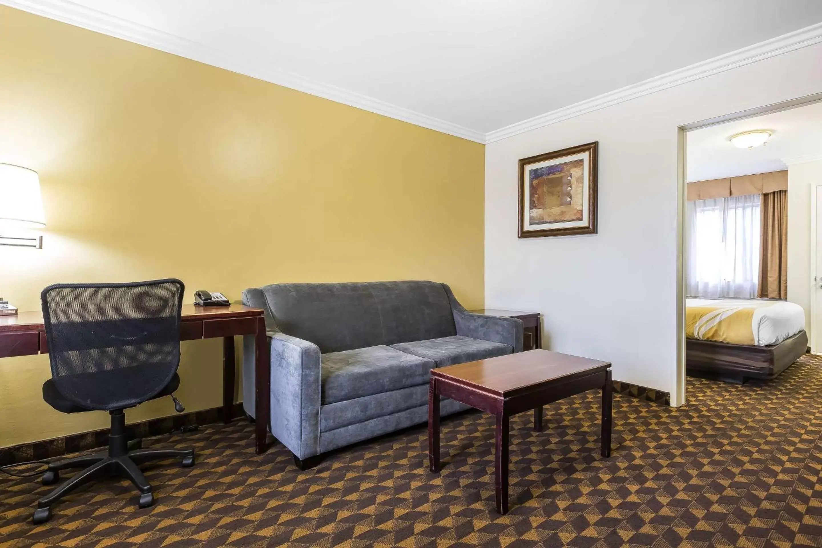 Bedroom, Seating Area in Quality Inn & Suites Los Angeles Airport - LAX