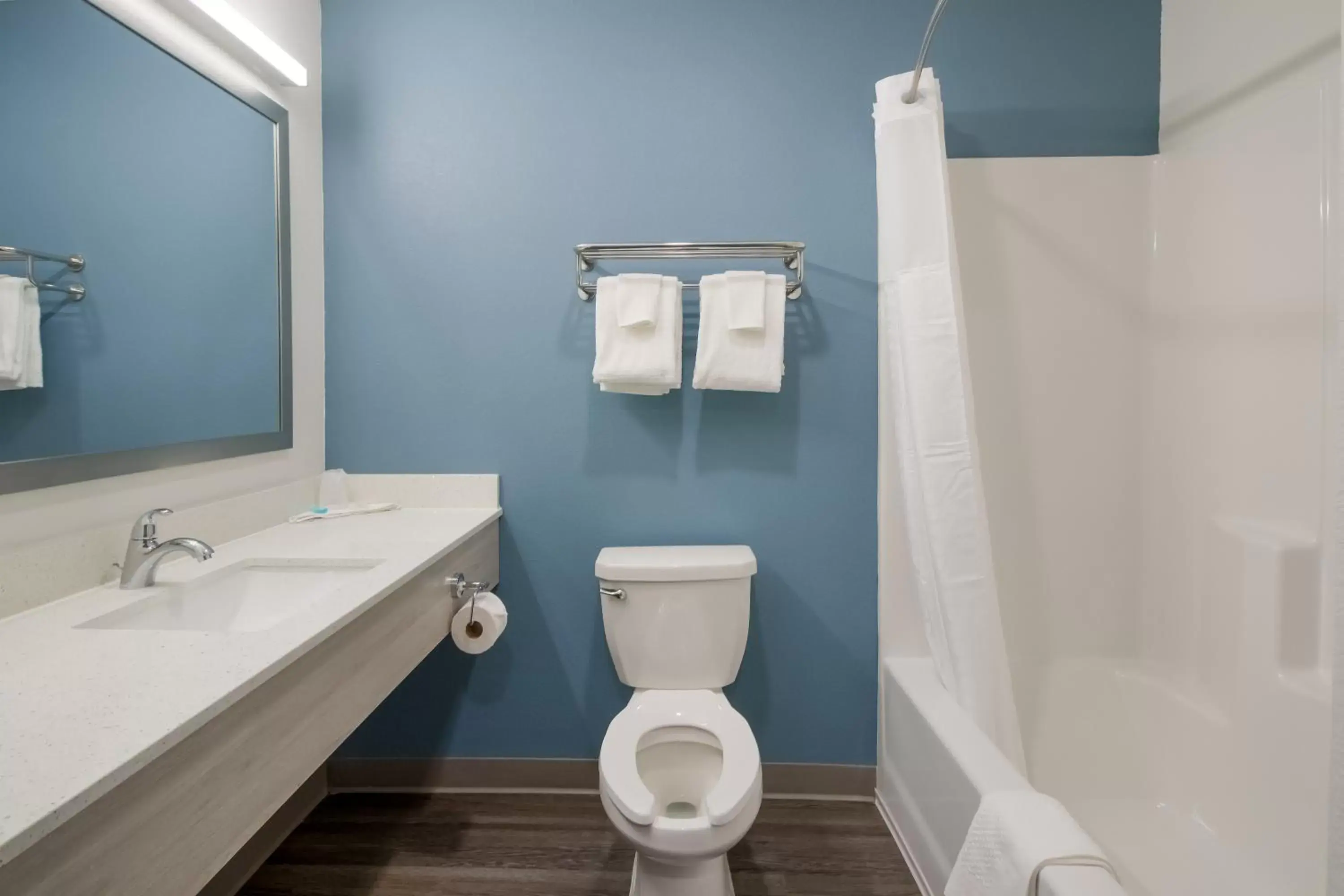 Bathroom in WoodSpring Suites Hermitage - Nashville Airport