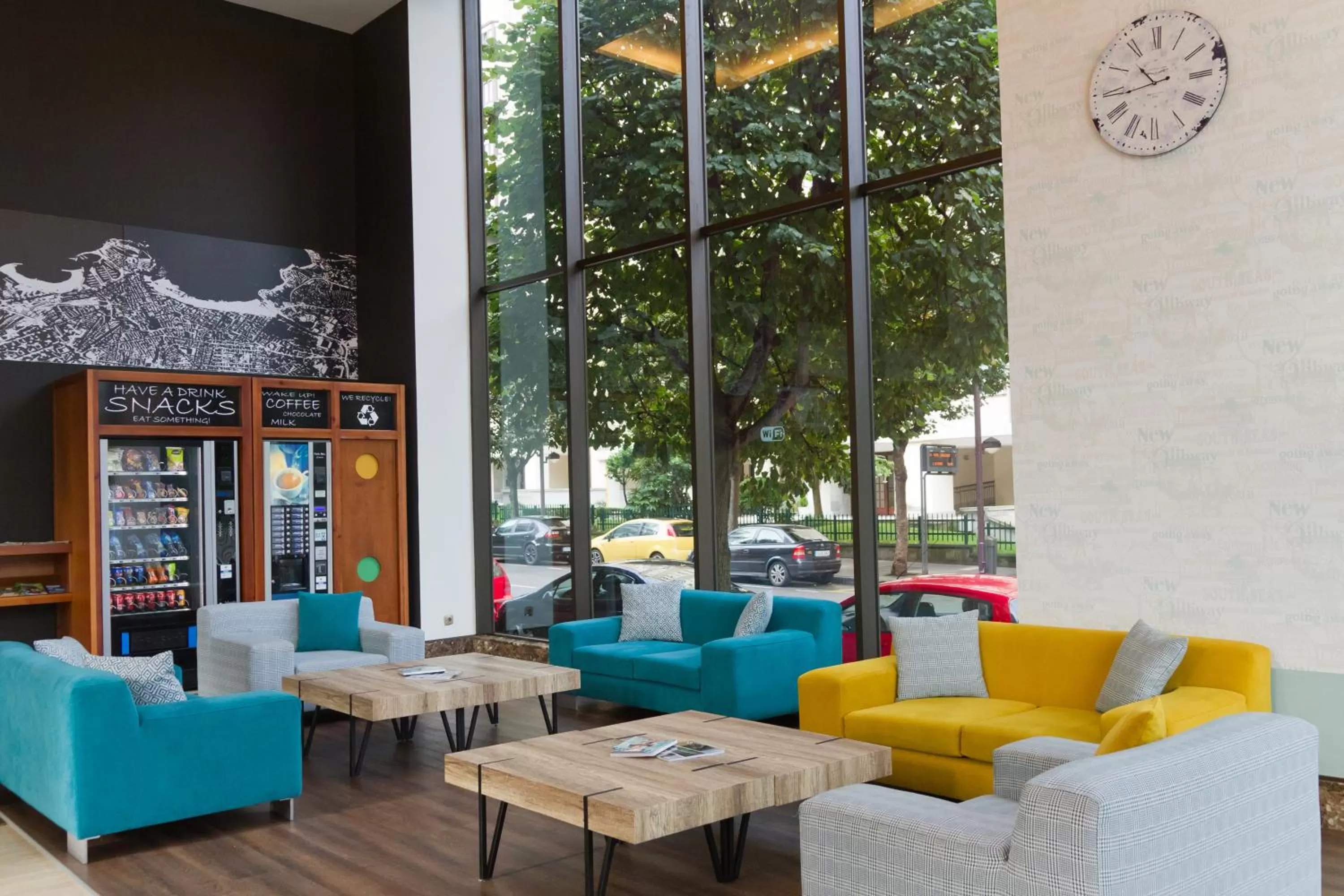 Lobby or reception in Hotel Zentral Gijón Rey Pelayo