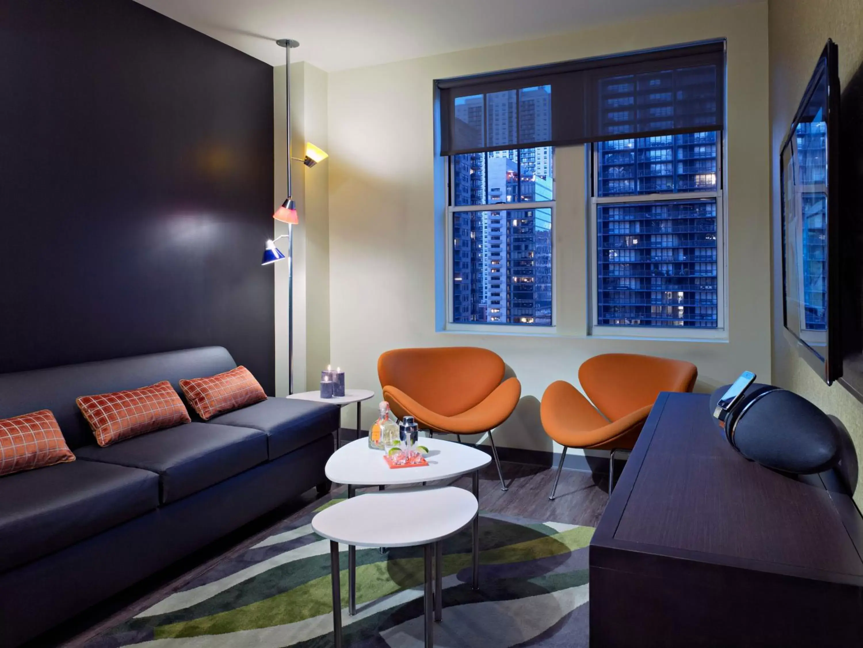 Living room, Seating Area in Acme Hotel Company Chicago