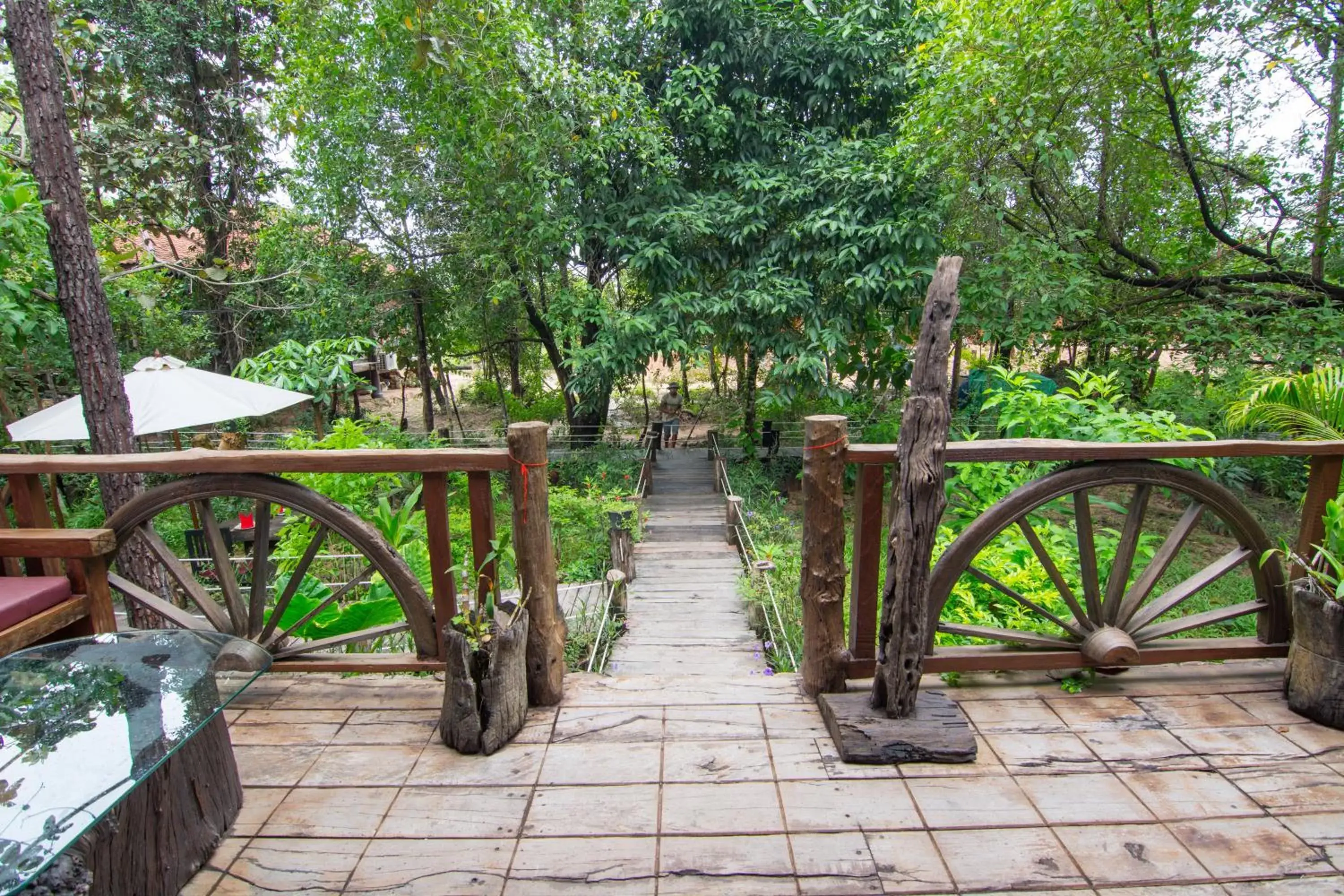 Balcony/Terrace in Bong Thom Forest Lodge