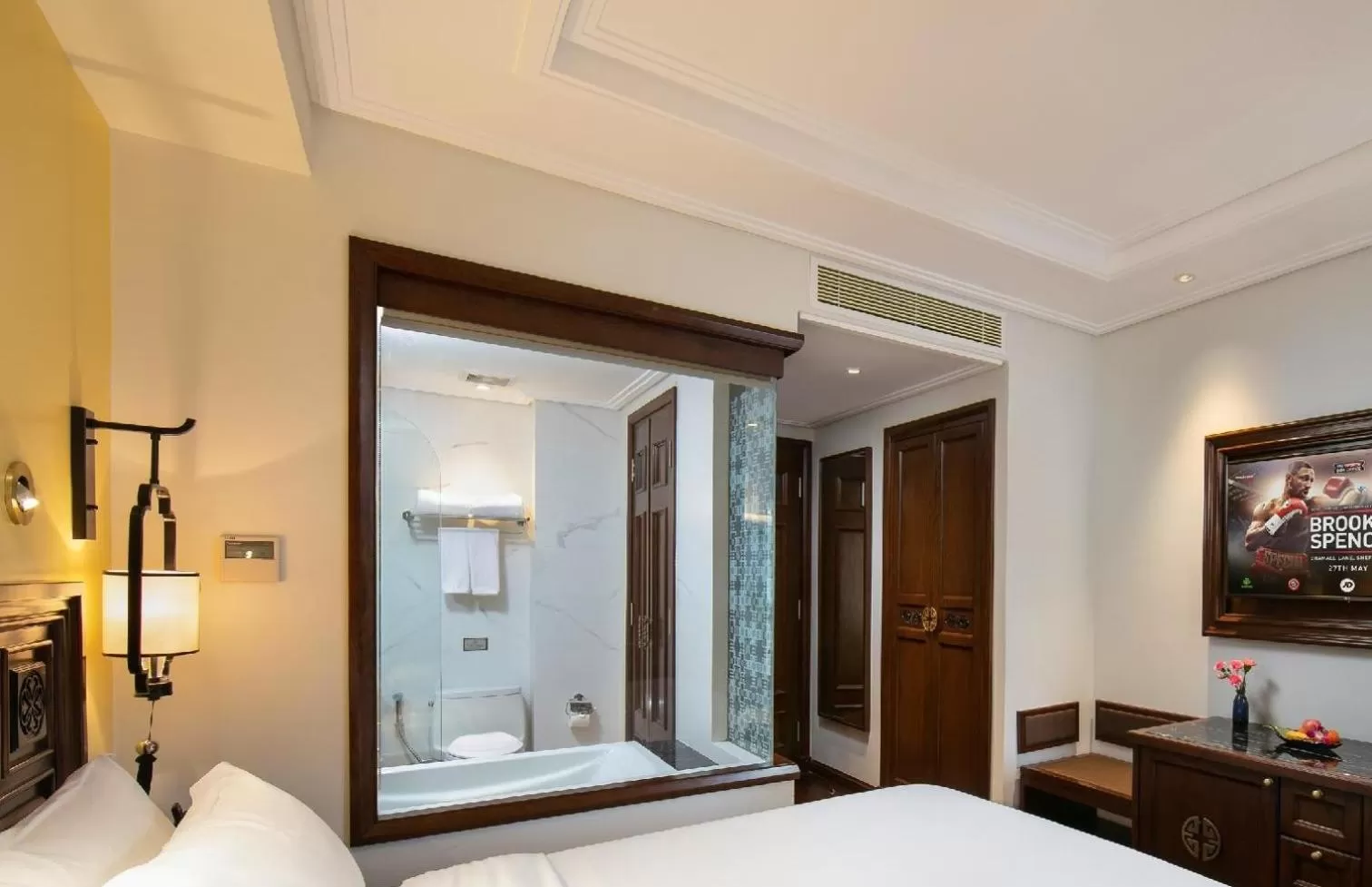 Bathroom, Bed in San Grand Hotel & Spa