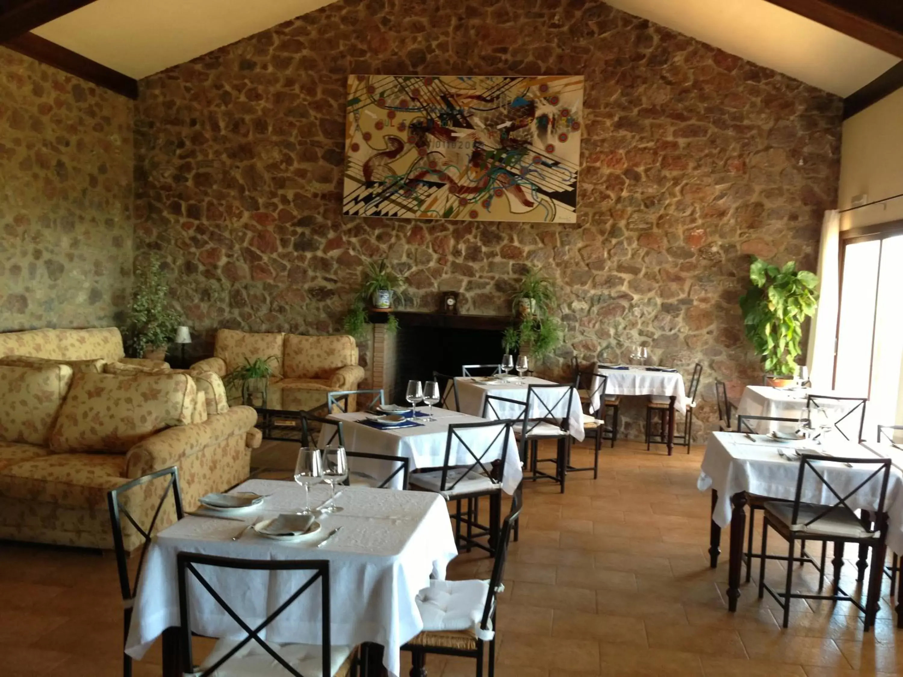 Living room, Restaurant/Places to Eat in Hotel La Era de Aracena - Adults Only
