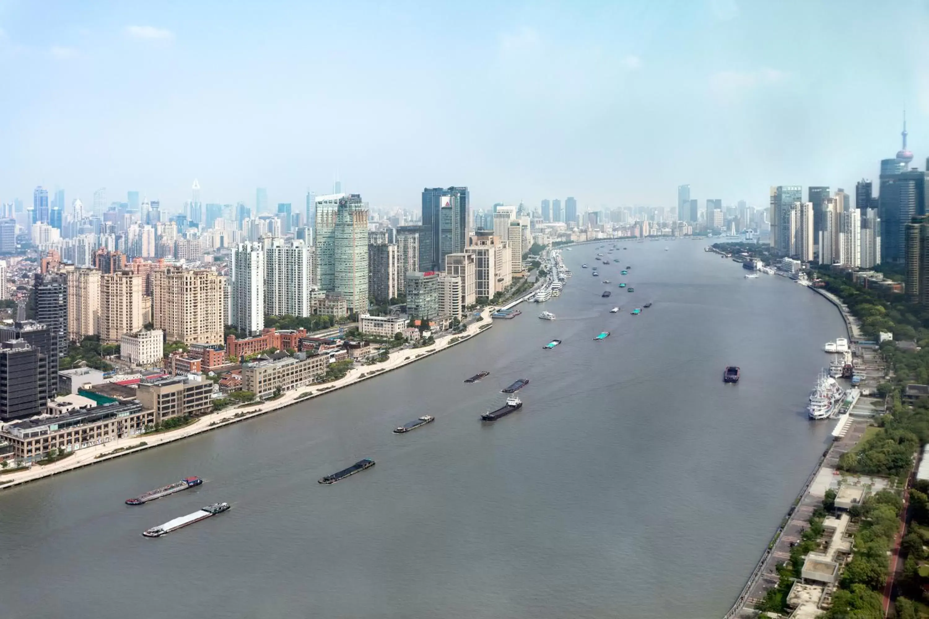 Natural landscape, Bird's-eye View in JW Marriott Marquis Hotel Shanghai Pudong