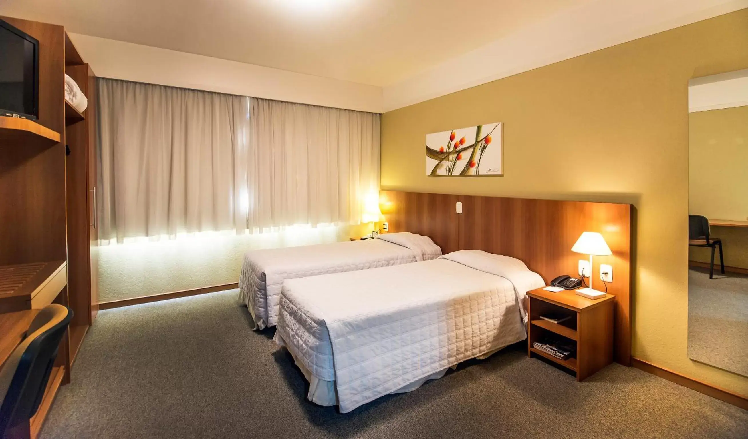 Standard Twin Room in Tri Hotel Executive Caxias Standard Twin Room in Tri Hotel Executive Caxias
