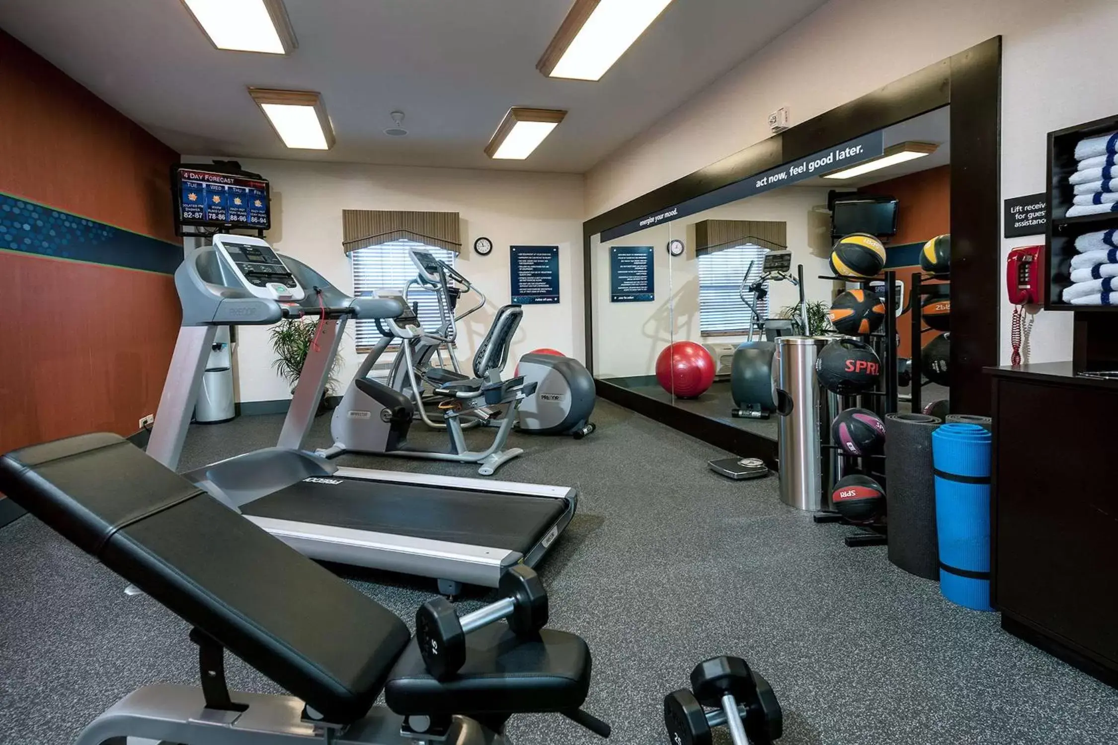 Fitness centre/facilities, Fitness Center/Facilities in Hampton Inn & Suites Rockland