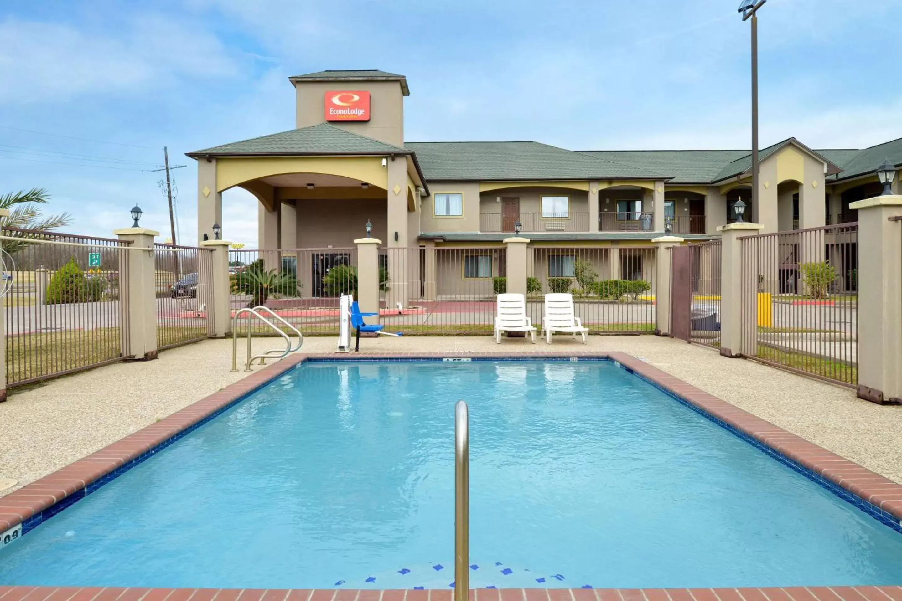 On site, Swimming Pool in Econo Lodge Inn & Suites Port Arthur near Sabine Pass