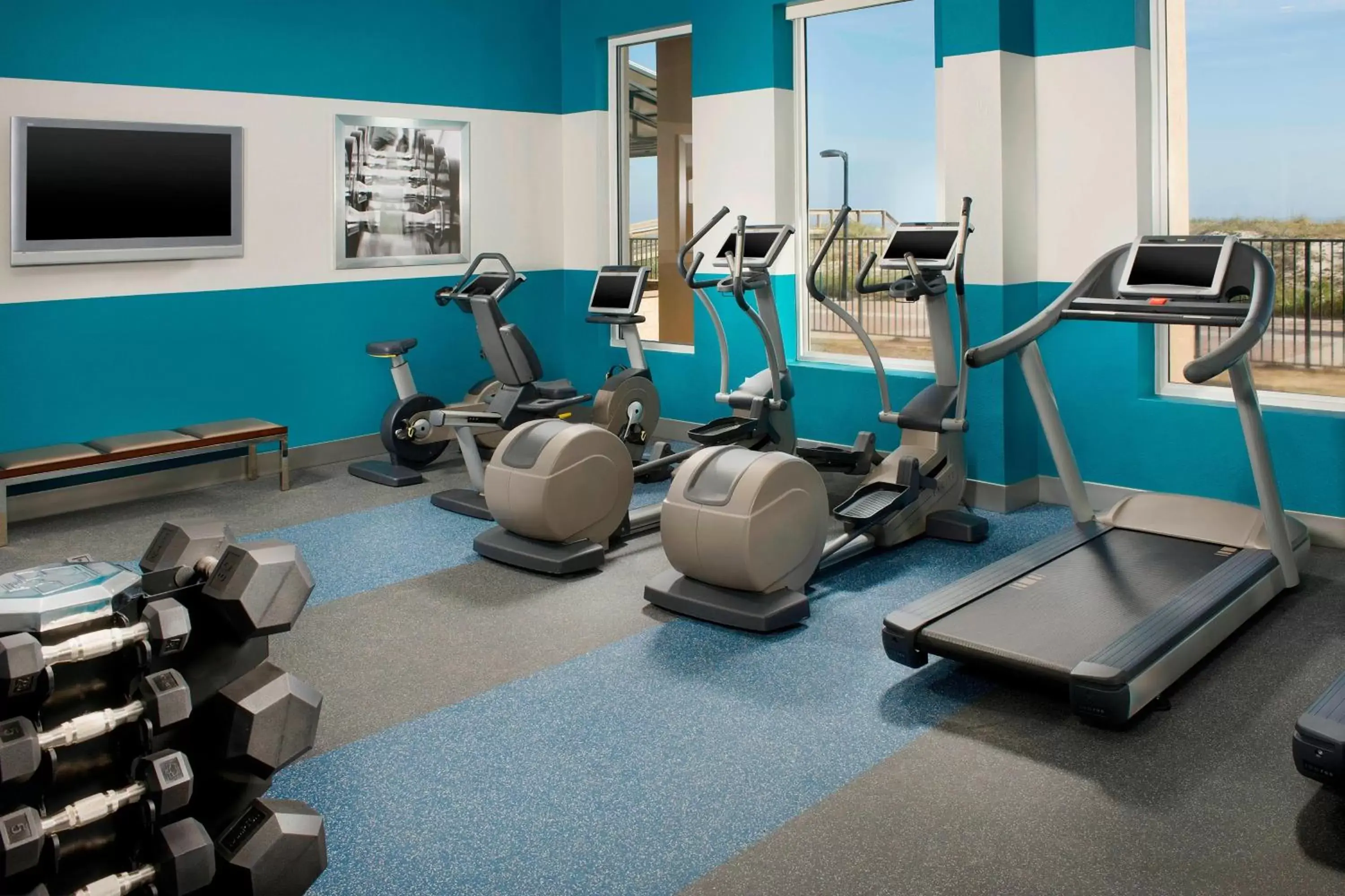 Fitness centre/facilities, Fitness Center/Facilities in Four Points by Sheraton Jacksonville Beachfront