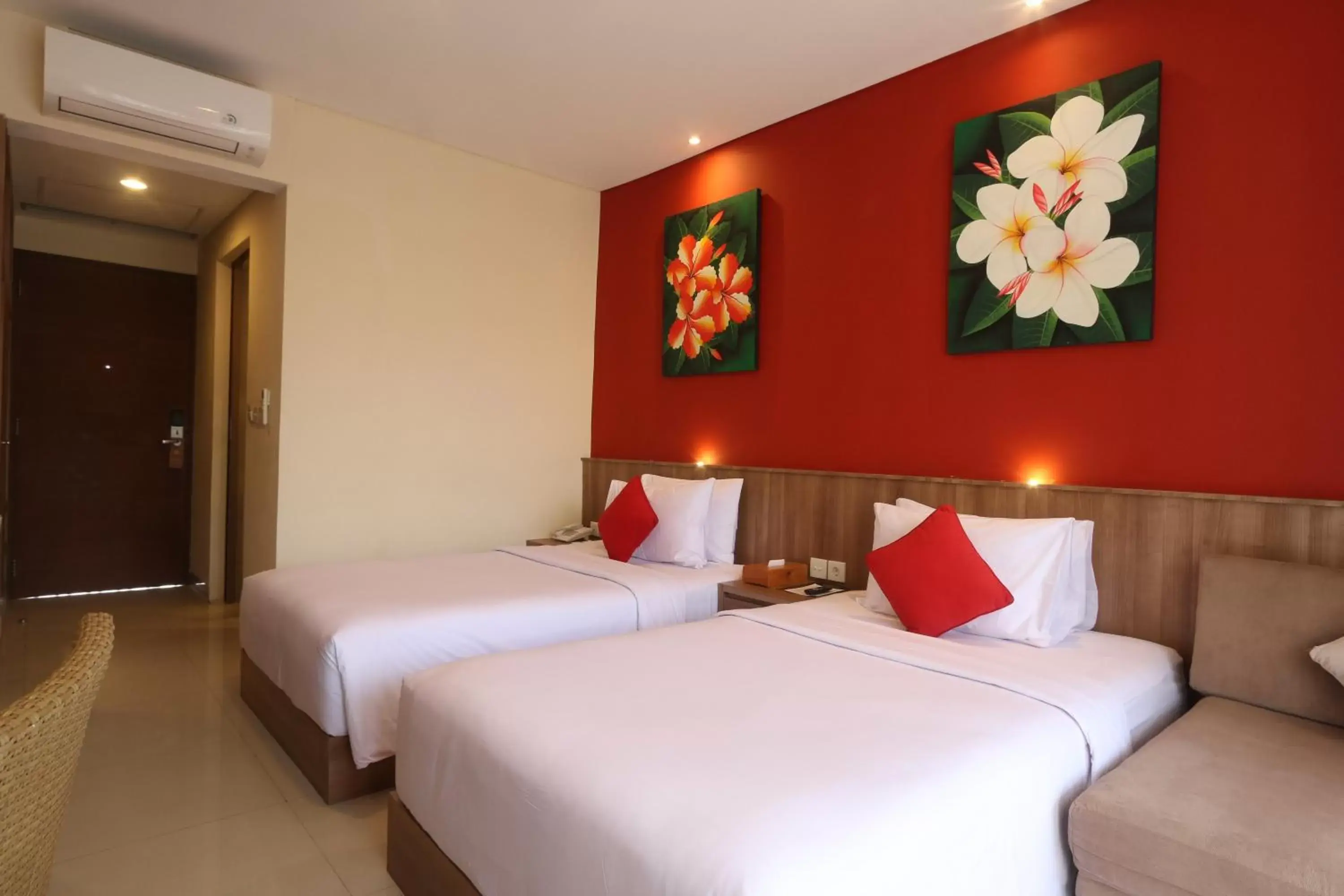 Bed in Grand La Walon Hotel Bed in Grand La Walon Hotel