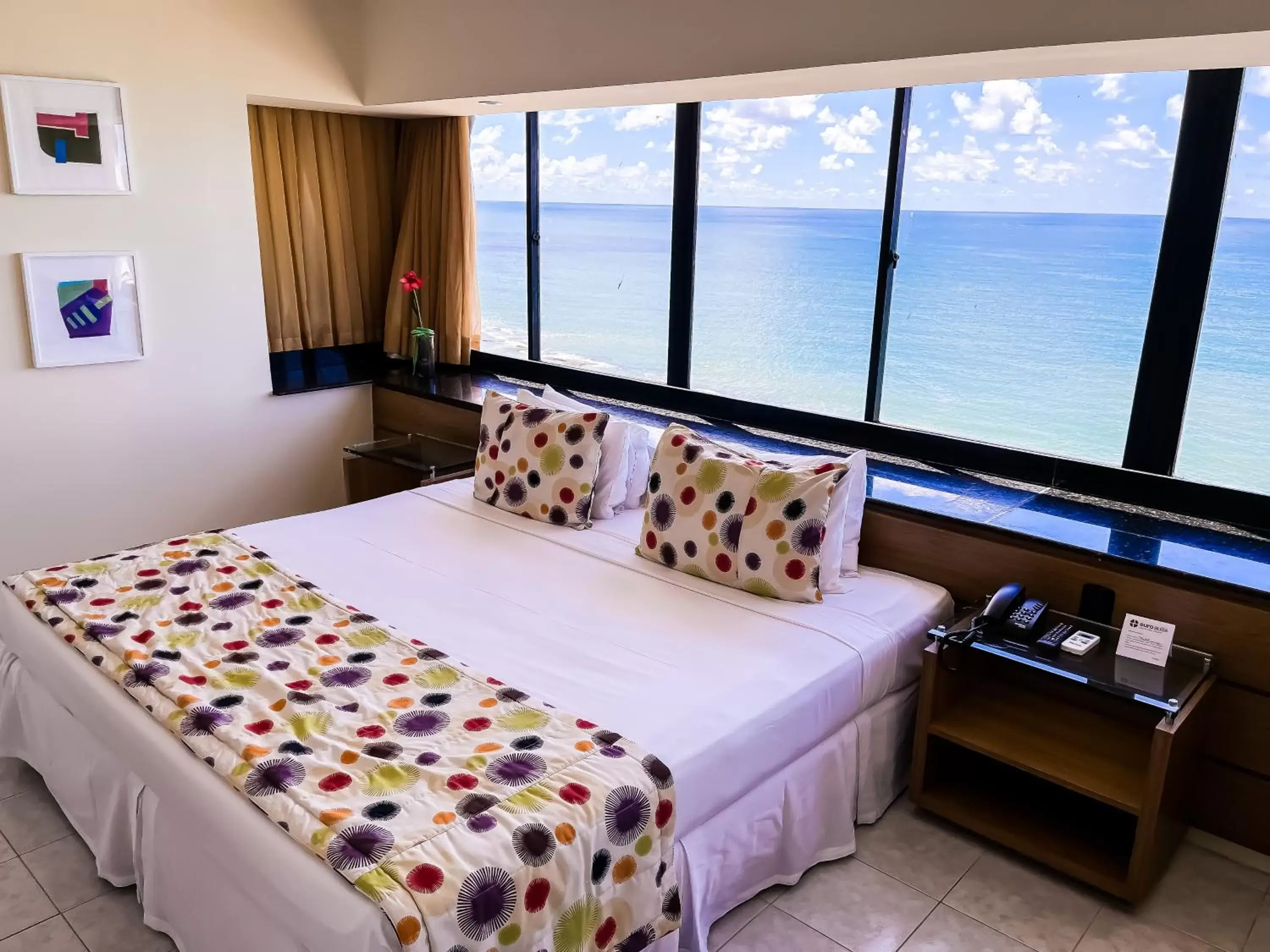 Bedroom, Bed in Euro Suite Recife Boa Viagem