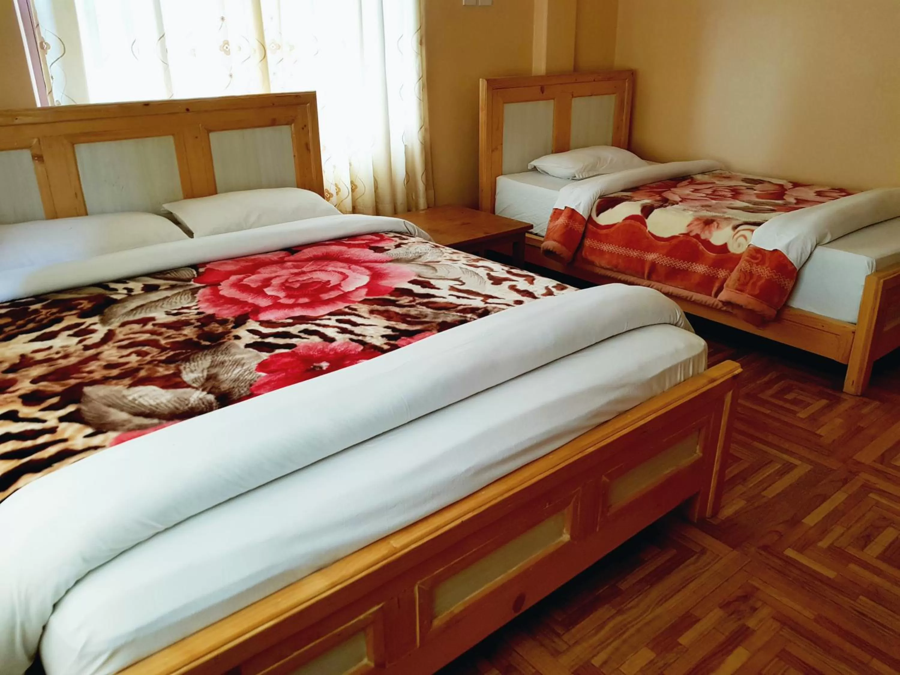 Bed in Hotel Diplomat