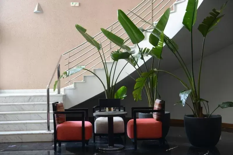 Seating area in Hotel Timoulay and Spa Agadir