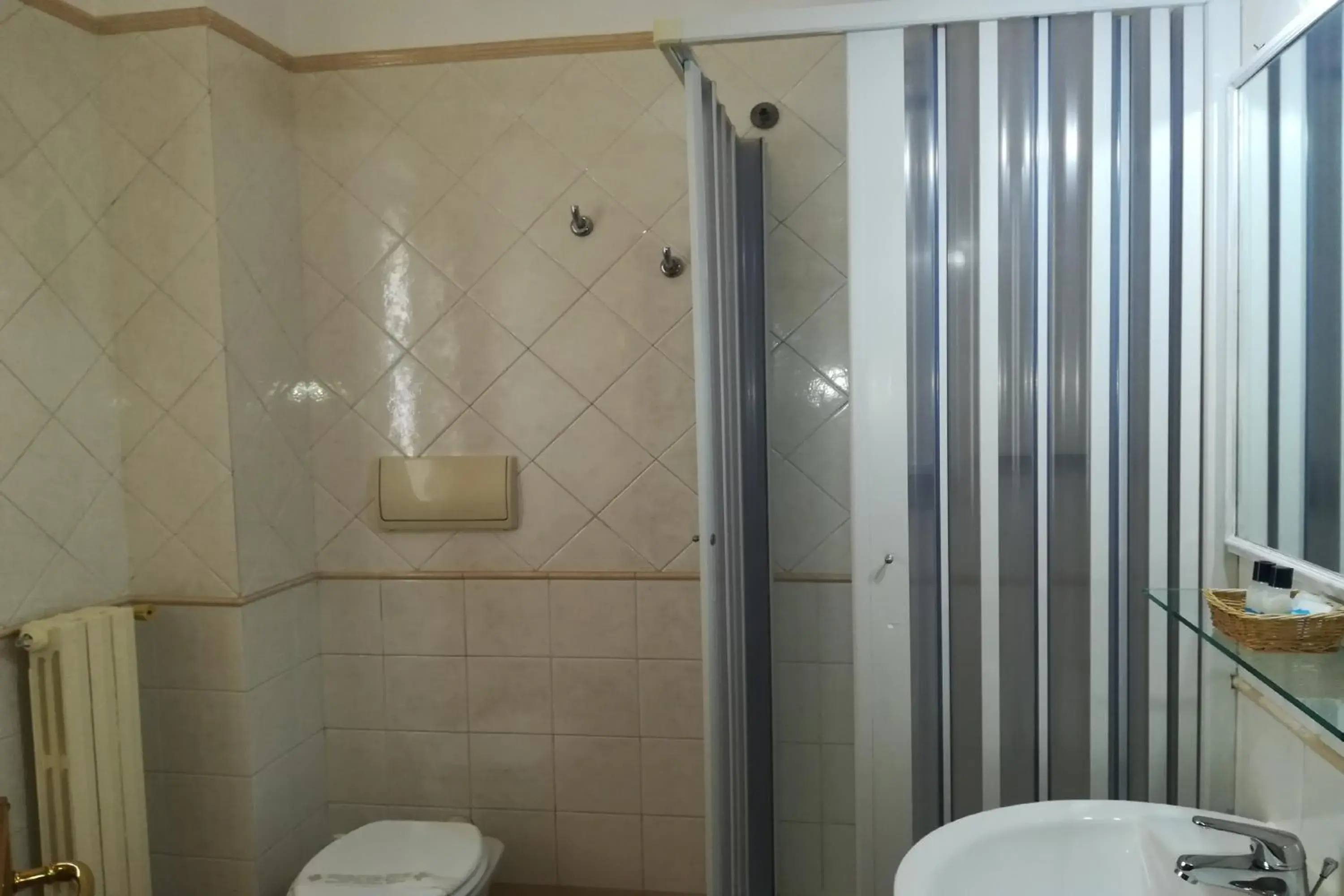 Toilet, Bathroom in Hotel Leopardi