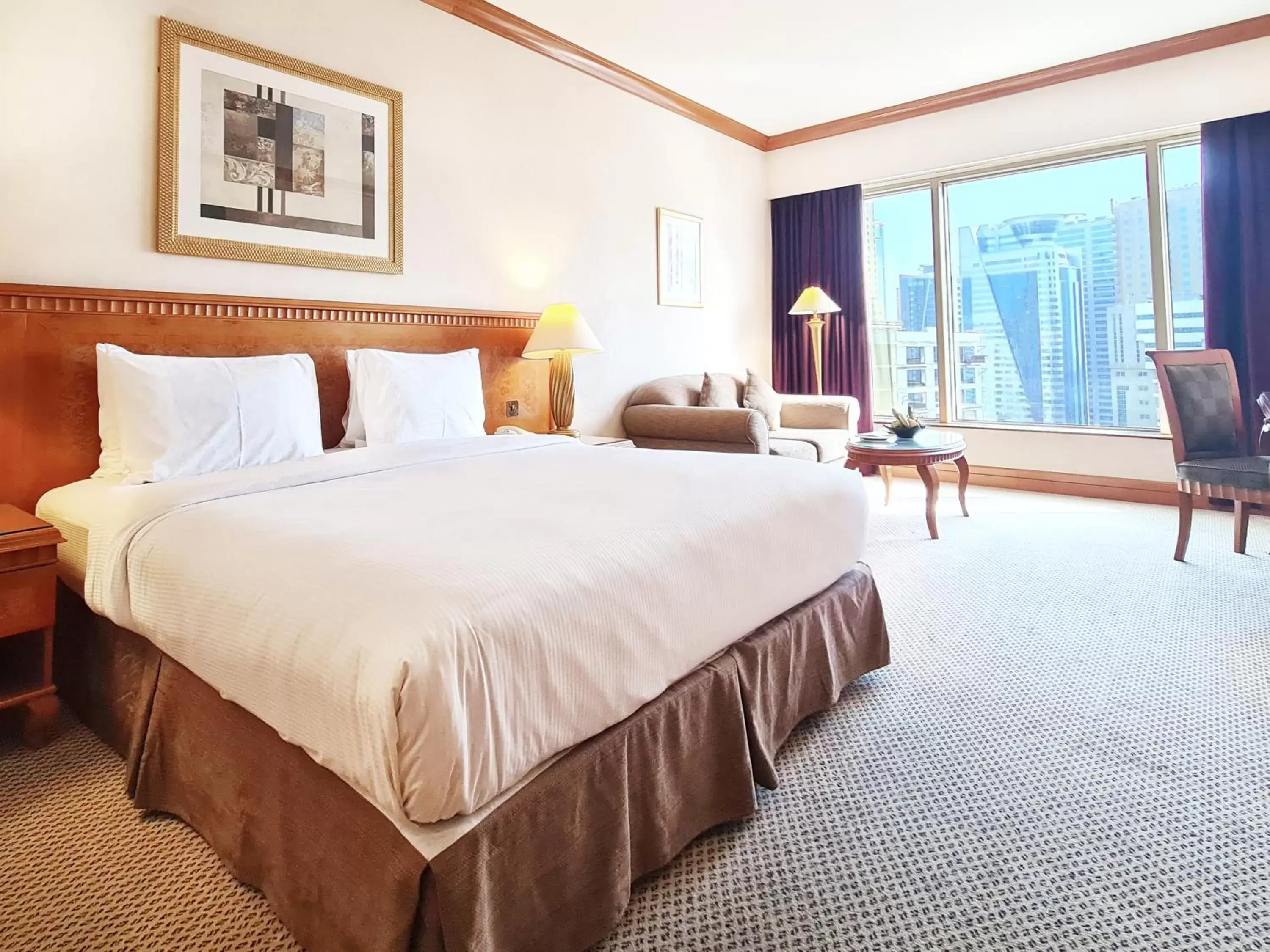 Bedroom, Bed in Corniche Hotel Sharjah