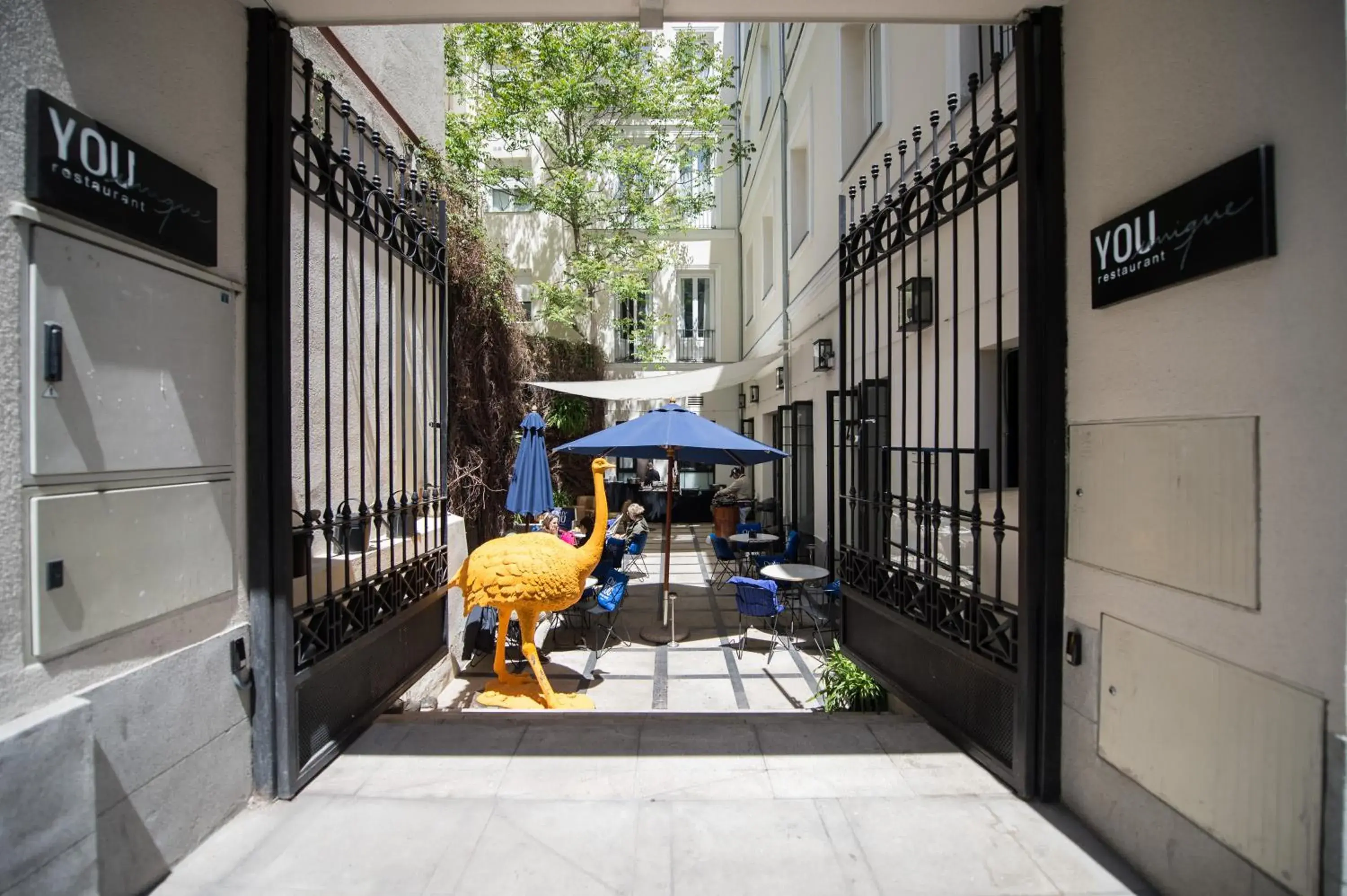 Patio in Only YOU Boutique Hotel Madrid